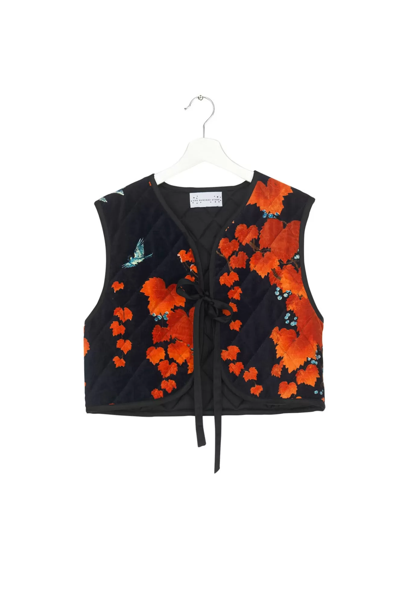 Découvrez la veste femme Cent Étoiles Acer - Gilet léger noir style urbain