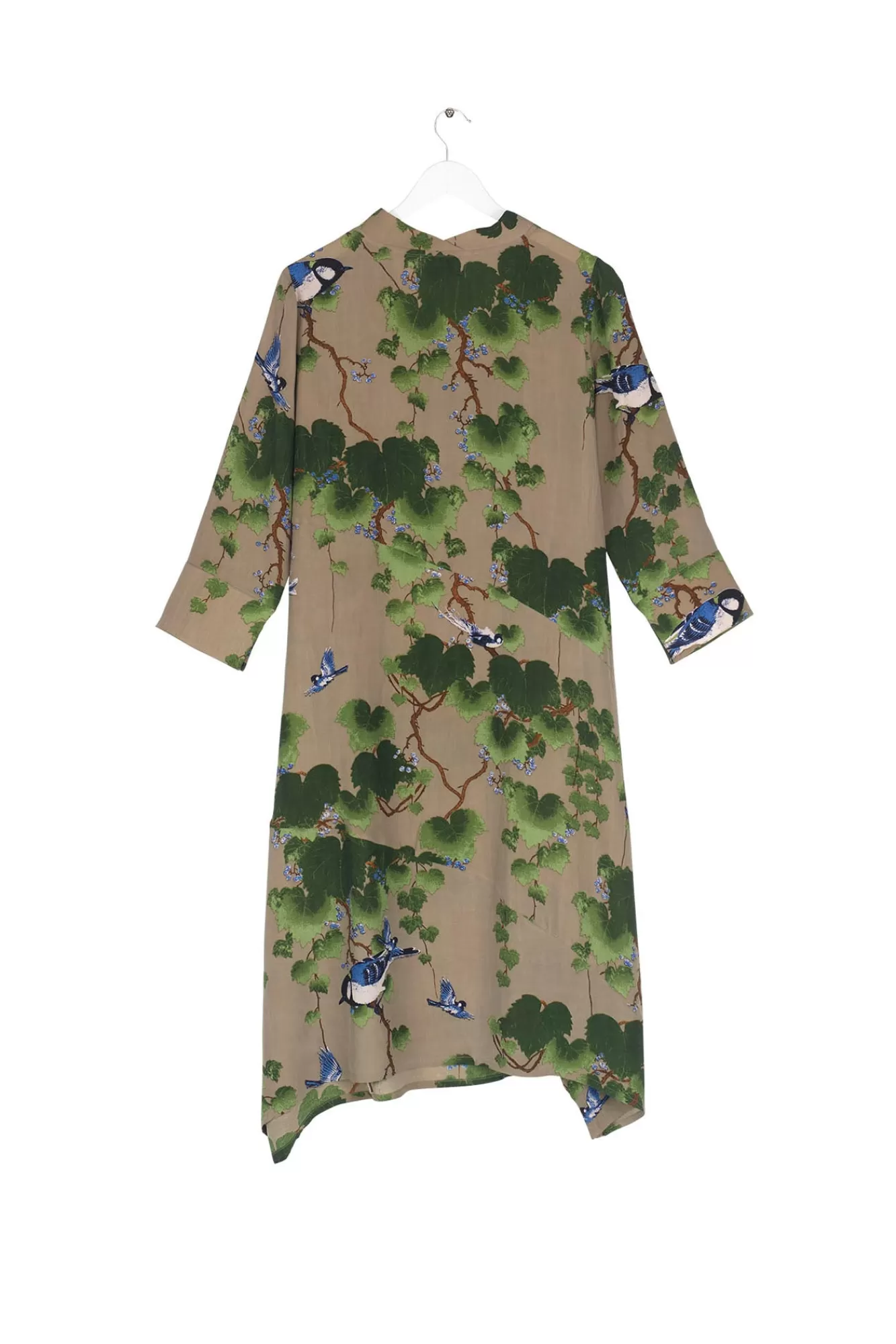 Robe Femme Élégante à Design Asymétrique - Tissu Acer Stone, Collection 100 Étoiles