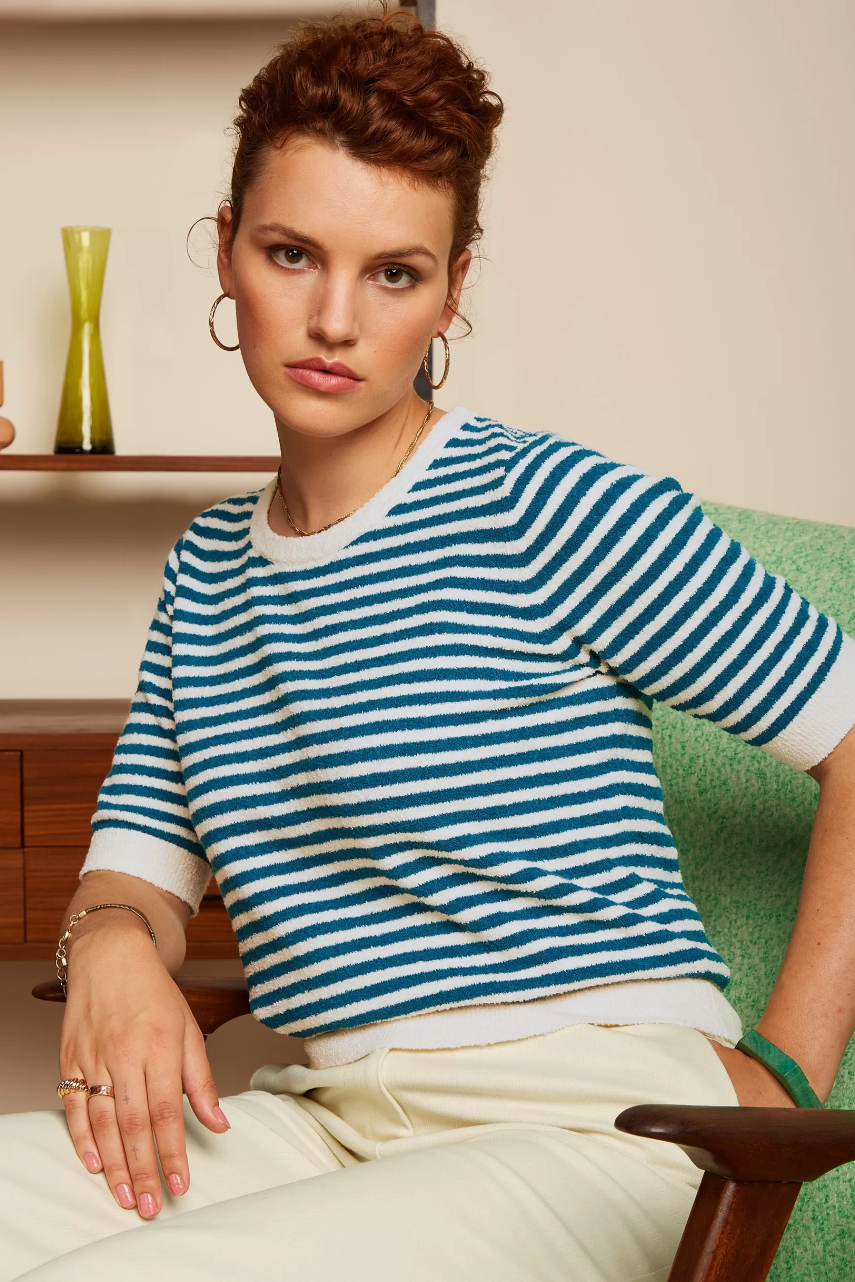 DAMES - T-Shirt Débardeur Femme « Le Roi Louis » - Collection Printemps Agnes & Dee-Dee