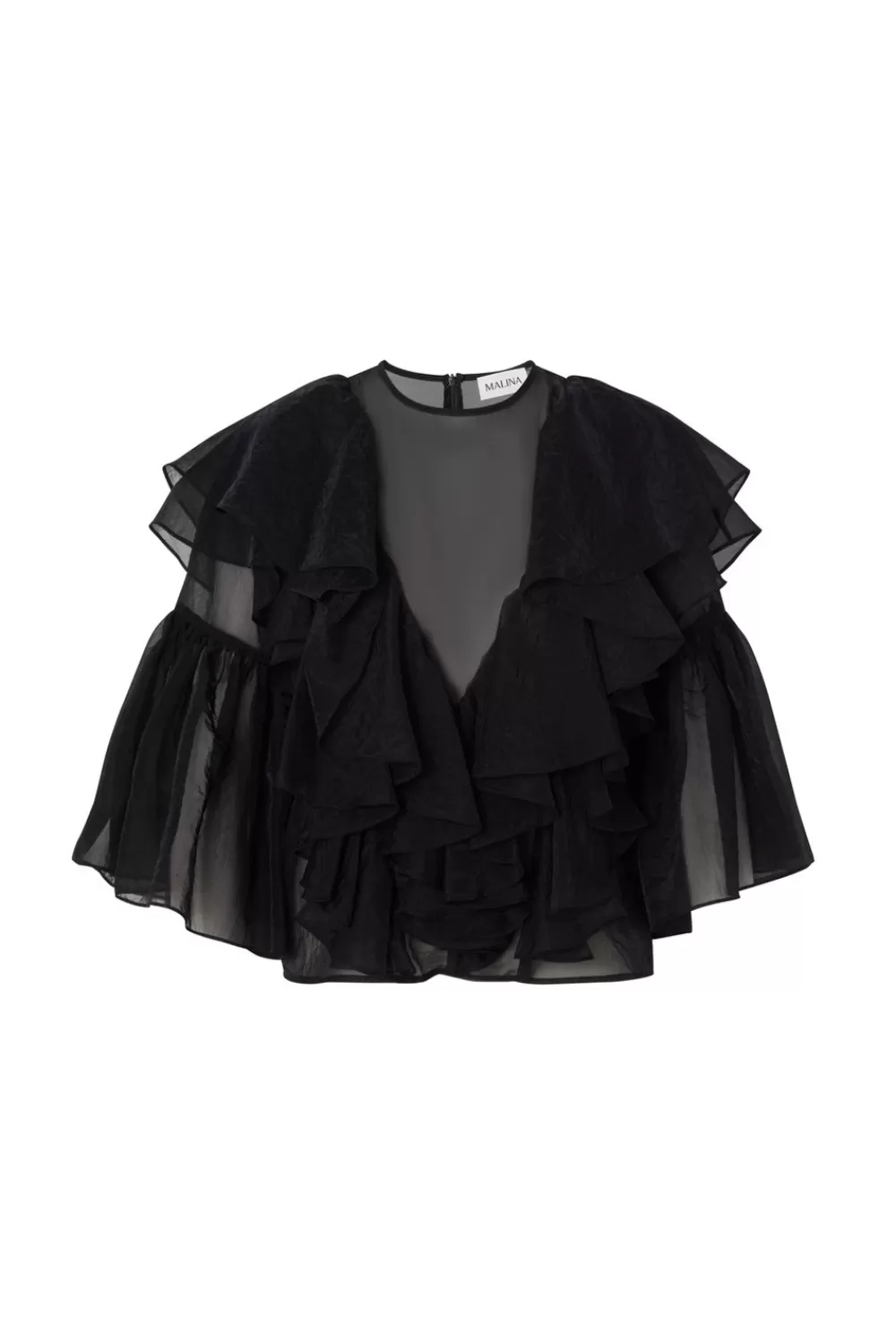 Malina Alexia - Chemisier Femme Noir Classique | Élégance Intemporelle - Nouvelle Tendance Automne 2023