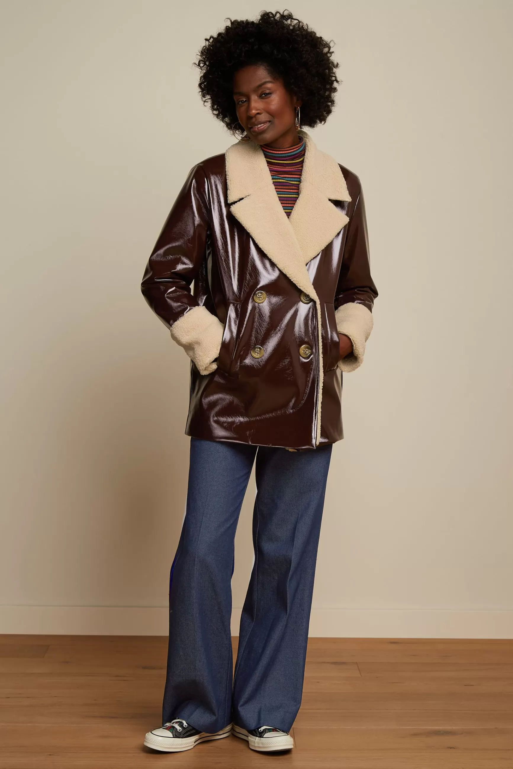 Manteau Hiver Amélie Femme - Élégance Brillante par King Louie