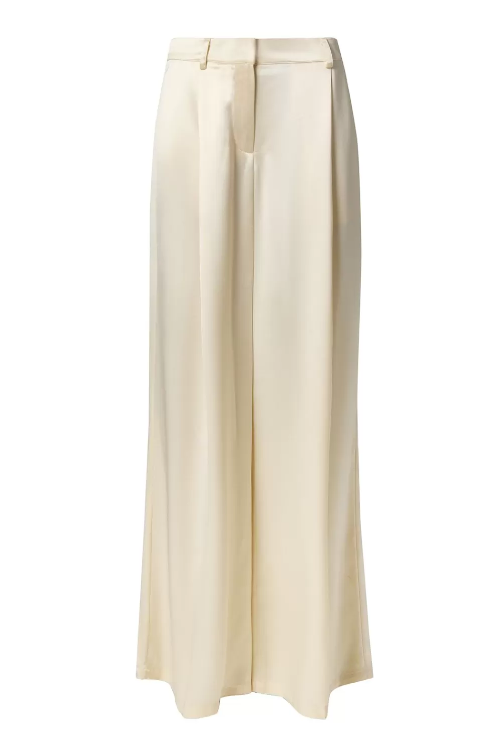 Pantalons Tendance Malina-Anouk-Yve en Beige Vanille - Soldes Éclair & Collection Limitée !