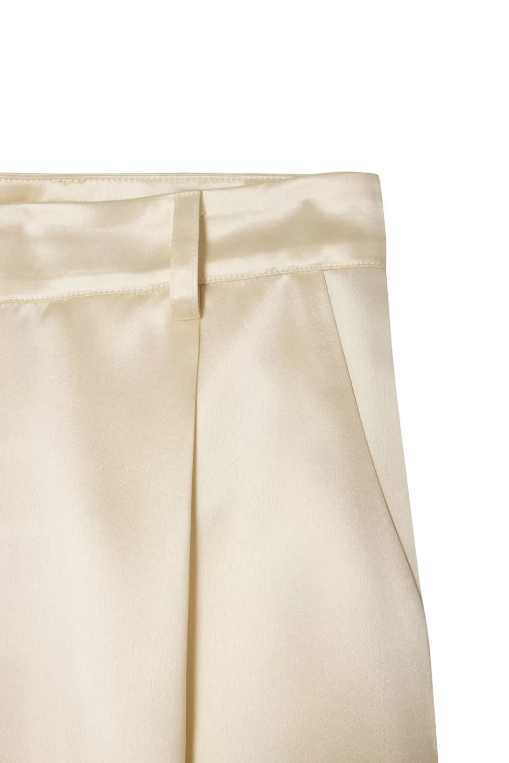 Pantalons Tendance Malina-Anouk-Yve en Beige Vanille - Soldes Éclair & Collection Limitée !