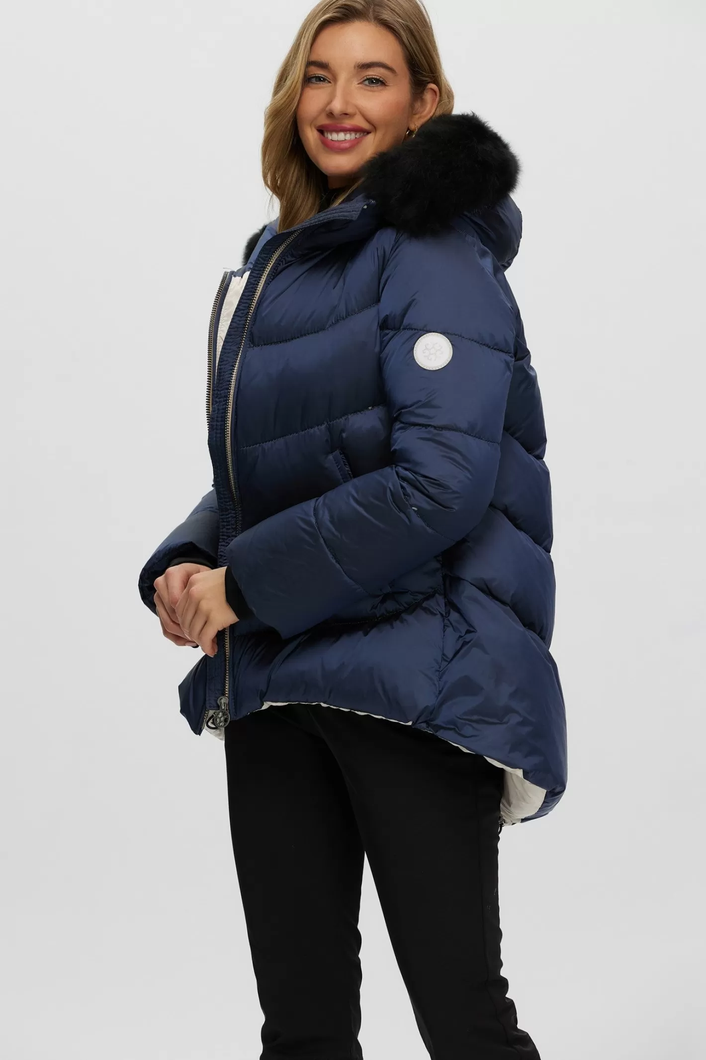 Veste polyvalente Gor-Ski Montréal - Édition limitée avec capuche amovible en agneau shearling toscan - Confort premium pour femme