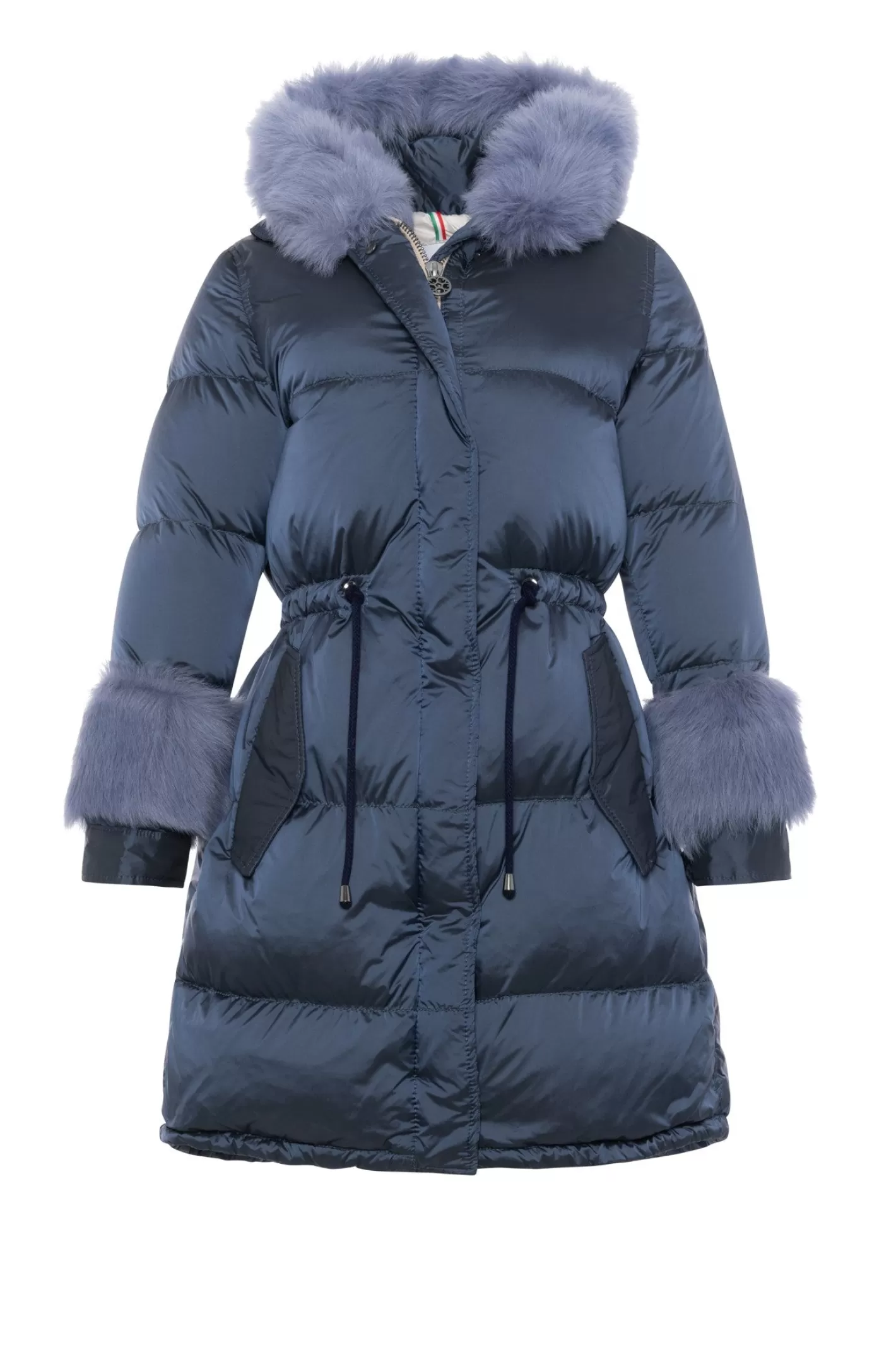 Veste d'hiver féminine GORSKI Montréal - Capuche amovible en agneau toscan et poignets doublés de fourrure luxueuse pour après-ski