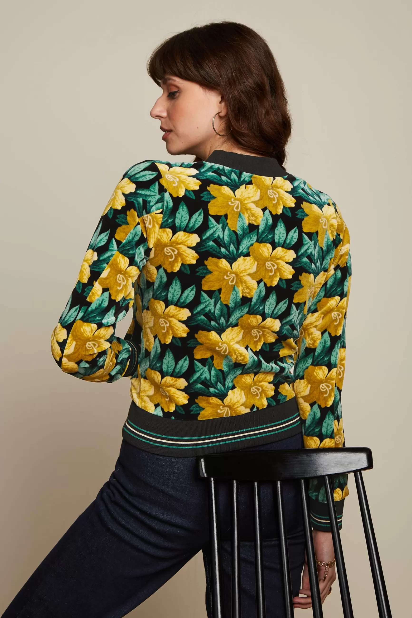 Veste Femme King Louie - Manteau Bessie Aurélia en Cuir Souple - Style Urbain Décontracté pour Automne