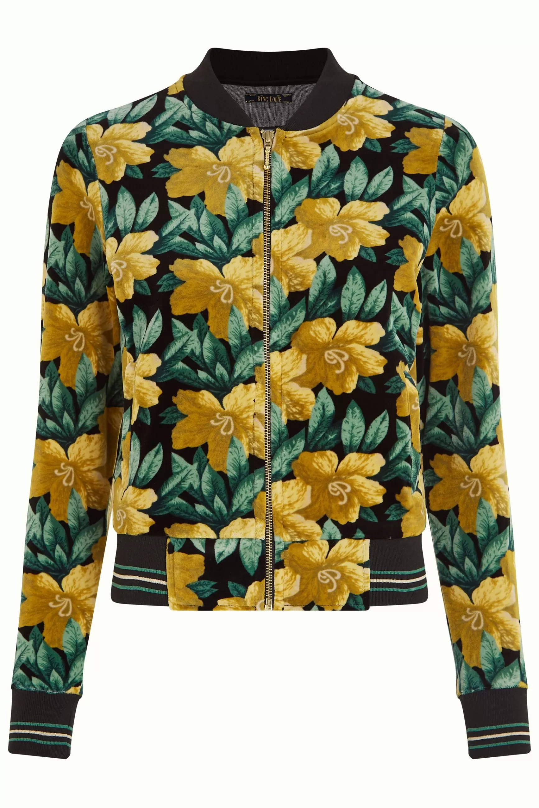 Veste Femme King Louie - Manteau Bessie Aurélia en Cuir Souple - Style Urbain Décontracté pour Automne