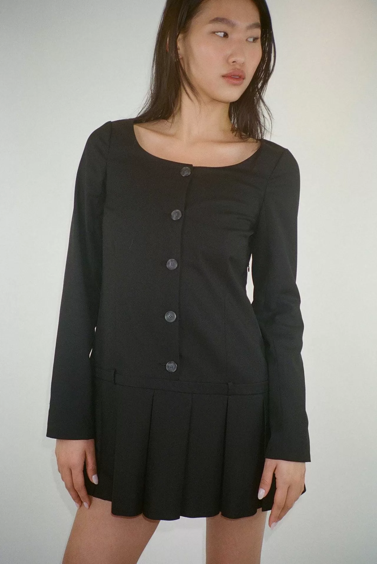 Robe Bibi Sandy Liang - Noir Intemporel pour Élégance Urbaine