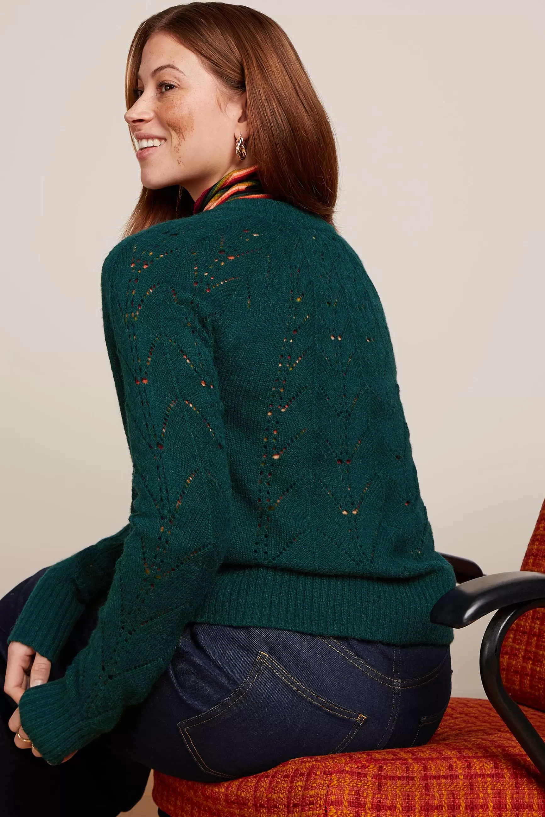 Élégant Cardigan Femme King Louie - Modèle Blanche à Nœud Papillon | Tendance Printemps-Été