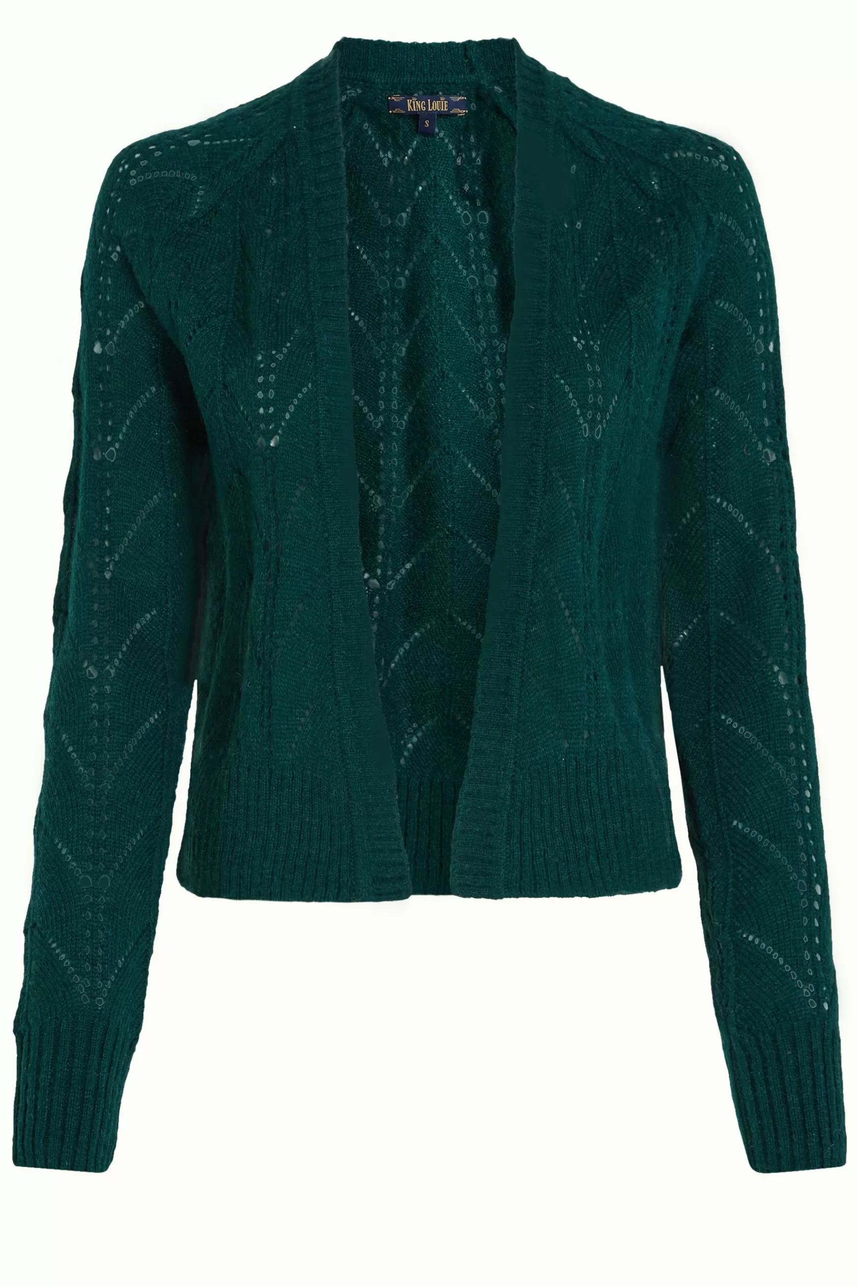 Élégant Cardigan Femme King Louie - Modèle Blanche à Nœud Papillon | Tendance Printemps-Été