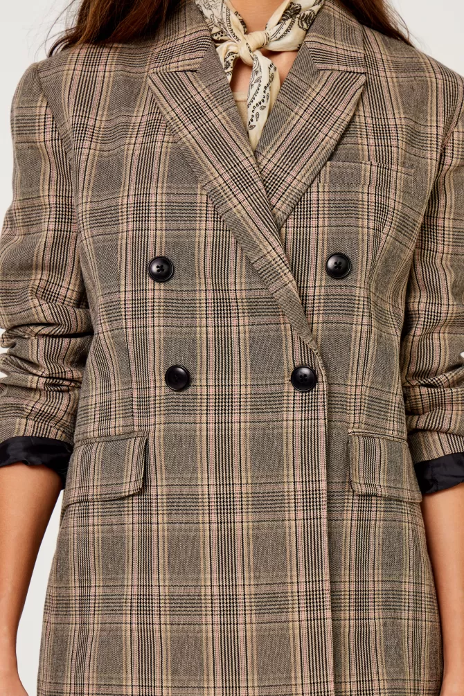 Veste décontractée en jean virgile - Blazer City 454 couleur crème