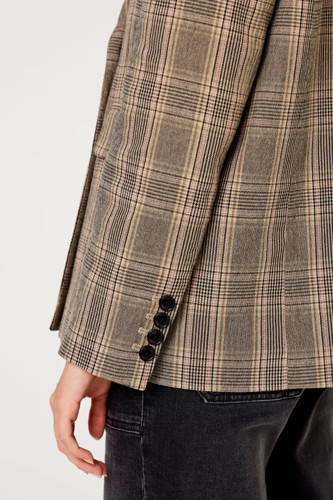 Veste décontractée en jean virgile - Blazer City 454 couleur crème