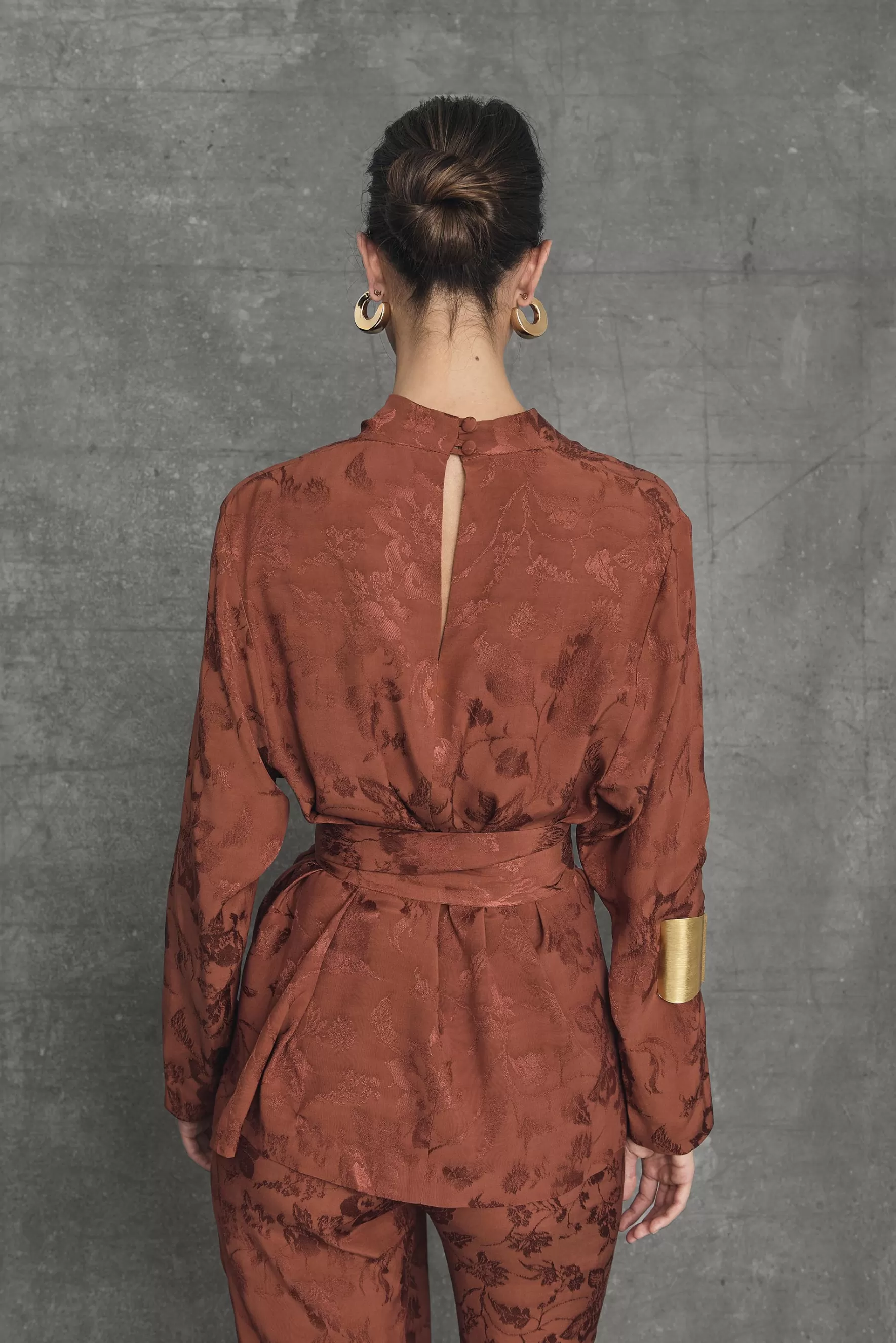 Élégante Blusa Chelsea en Terre Cuite | Collection Printemps Miphäi - Soldes Exclusives !