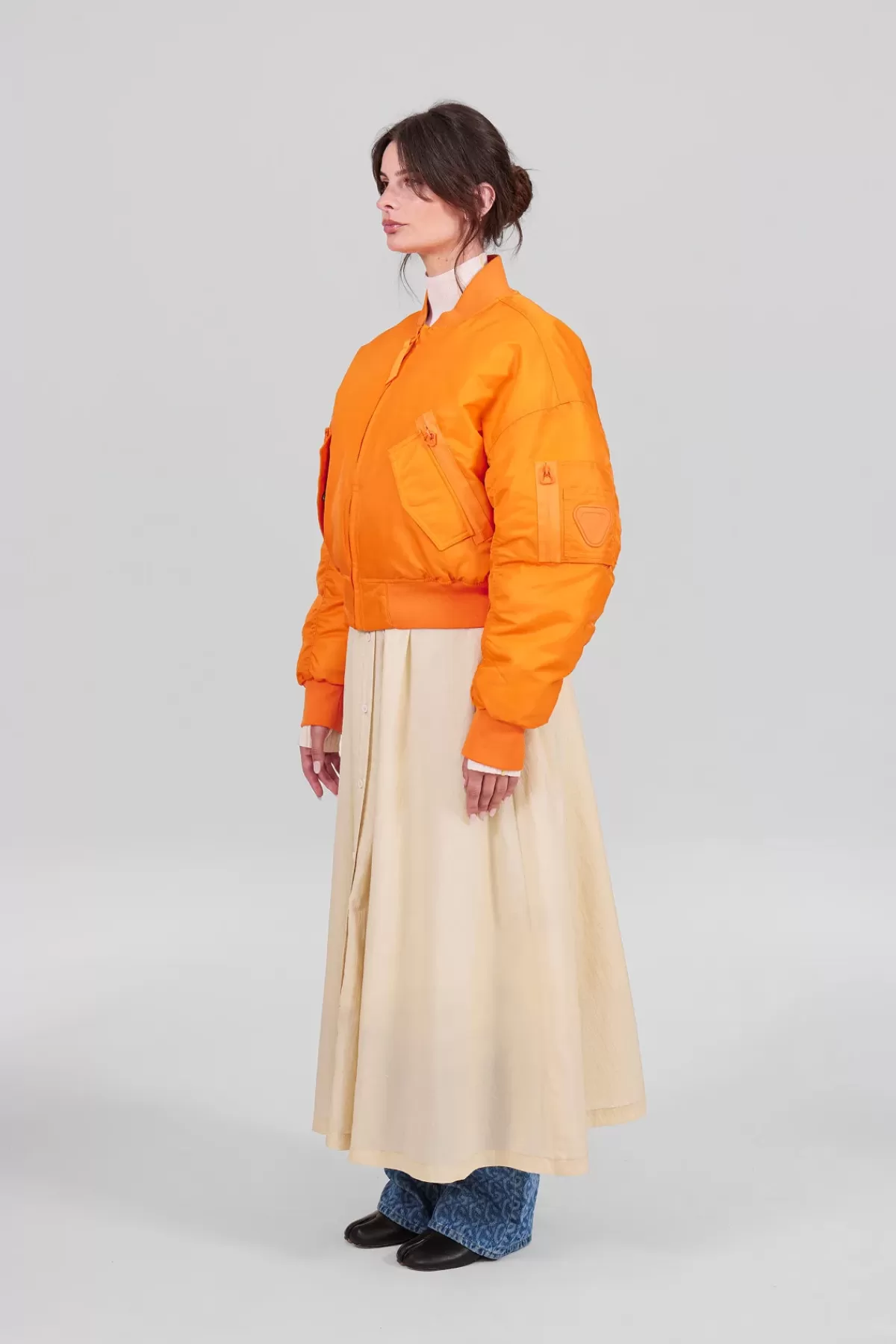 Veste bomber courte en coupe large - Collection Tchikita exclusive chez Boutique Gertrude