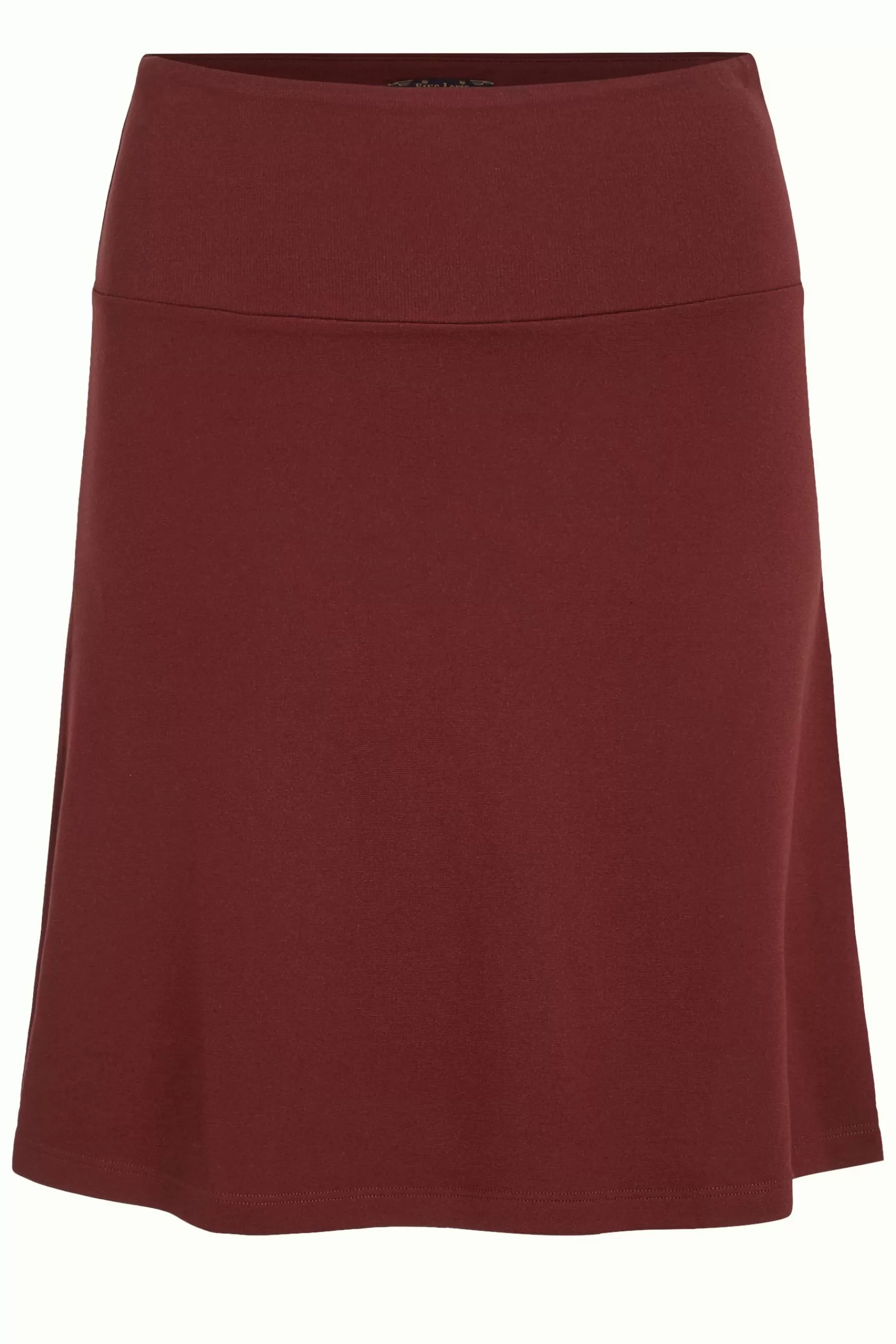 Élégante jupe femme King Louie - Bordure contrastée Milano - Tendance printemps-été couleur unie