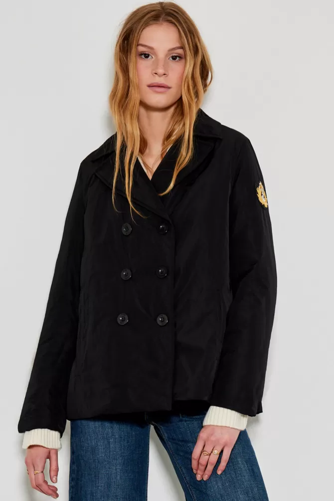 Découvrez les Manteaux & Parkas Denim Five Jeans - Caban-506 Vert Nuit, Collection Exclusive pour vos looks nocturnes