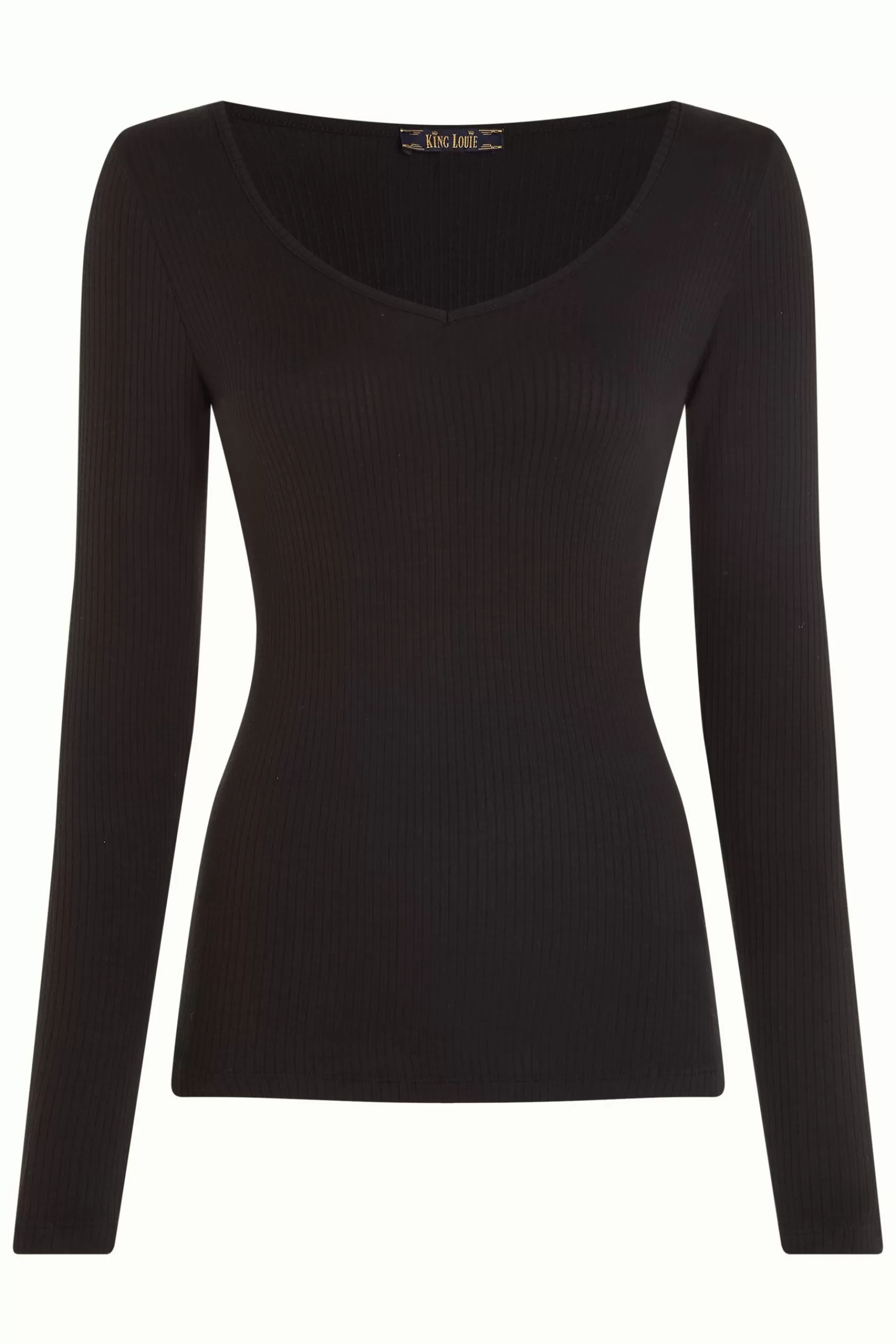 Pull femme King Louie Carice V - DAMES Collection en côtes unies premium

（，，，