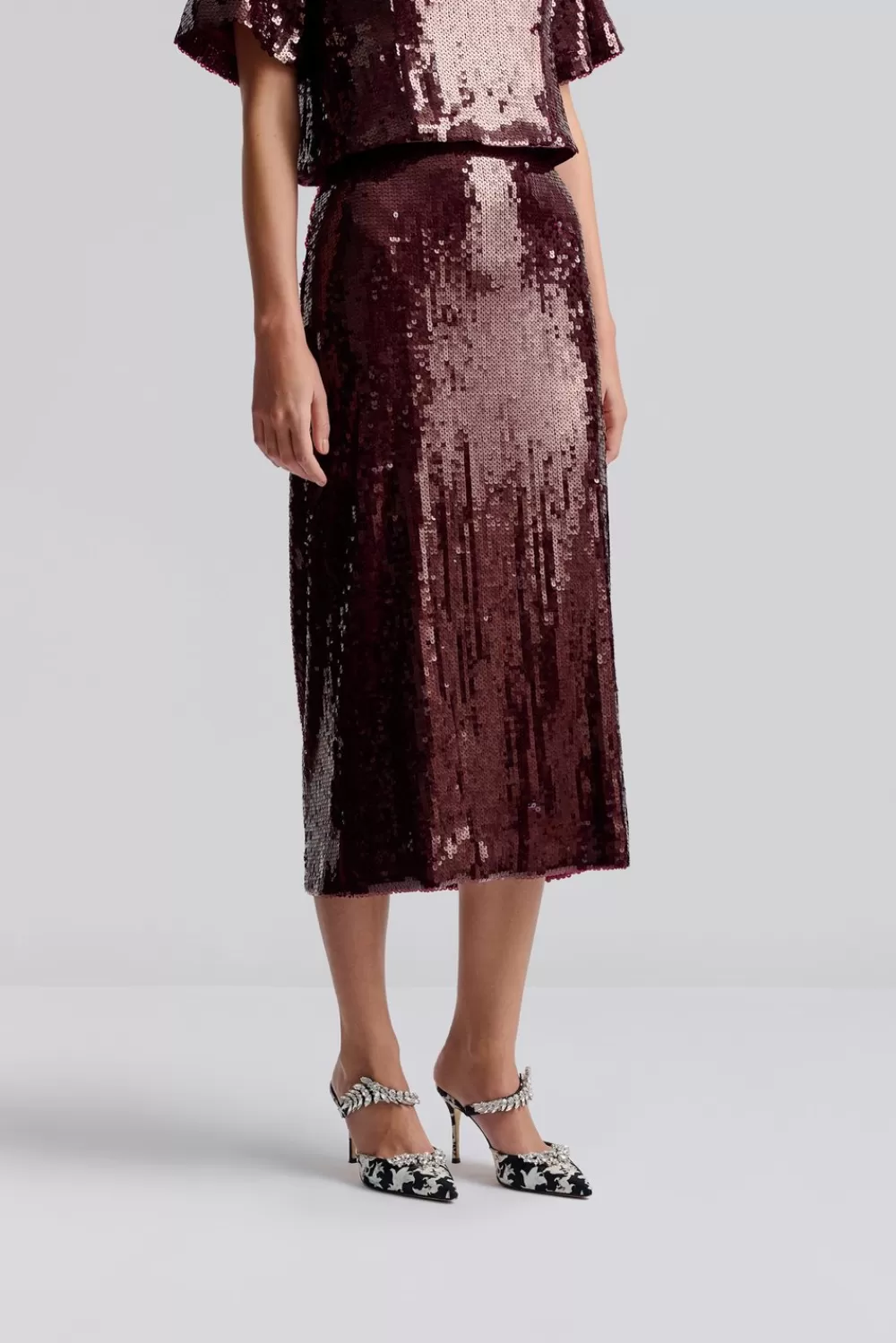 Malina Clarisse - Robe Longue Élégante Rouge Profond - Style Confortable à Prix Doux