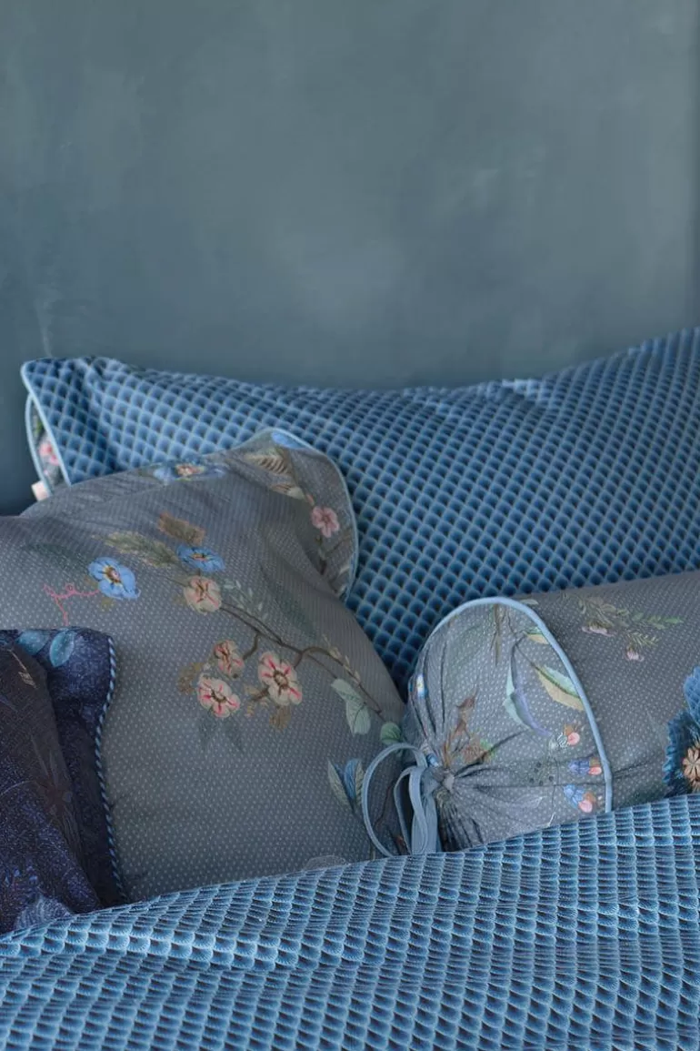Housse de couette Pip Studio - Motif Fleur Kawai Bohème en Bleu - Soldes Flash Édition Limitée