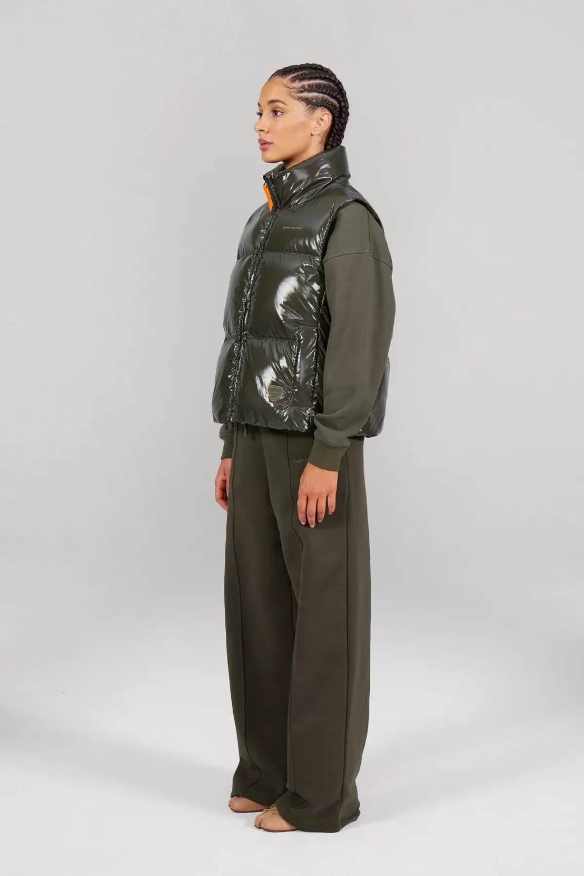 Veste hiver effet nuage lumineux - Modèle sans manches Galilée en liquidation express
