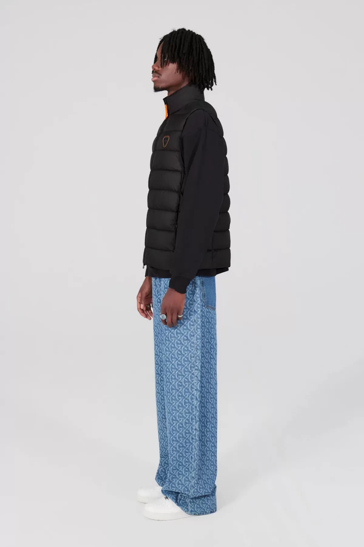 Gilet matelassé coupe droite sans manches - Style urbain Kitou x Gertrude