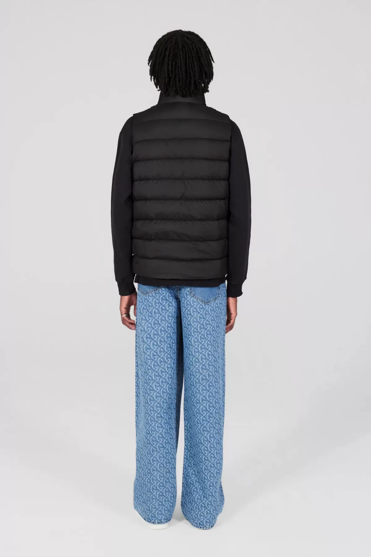 Gilet matelassé coupe droite sans manches - Style urbain Kitou x Gertrude