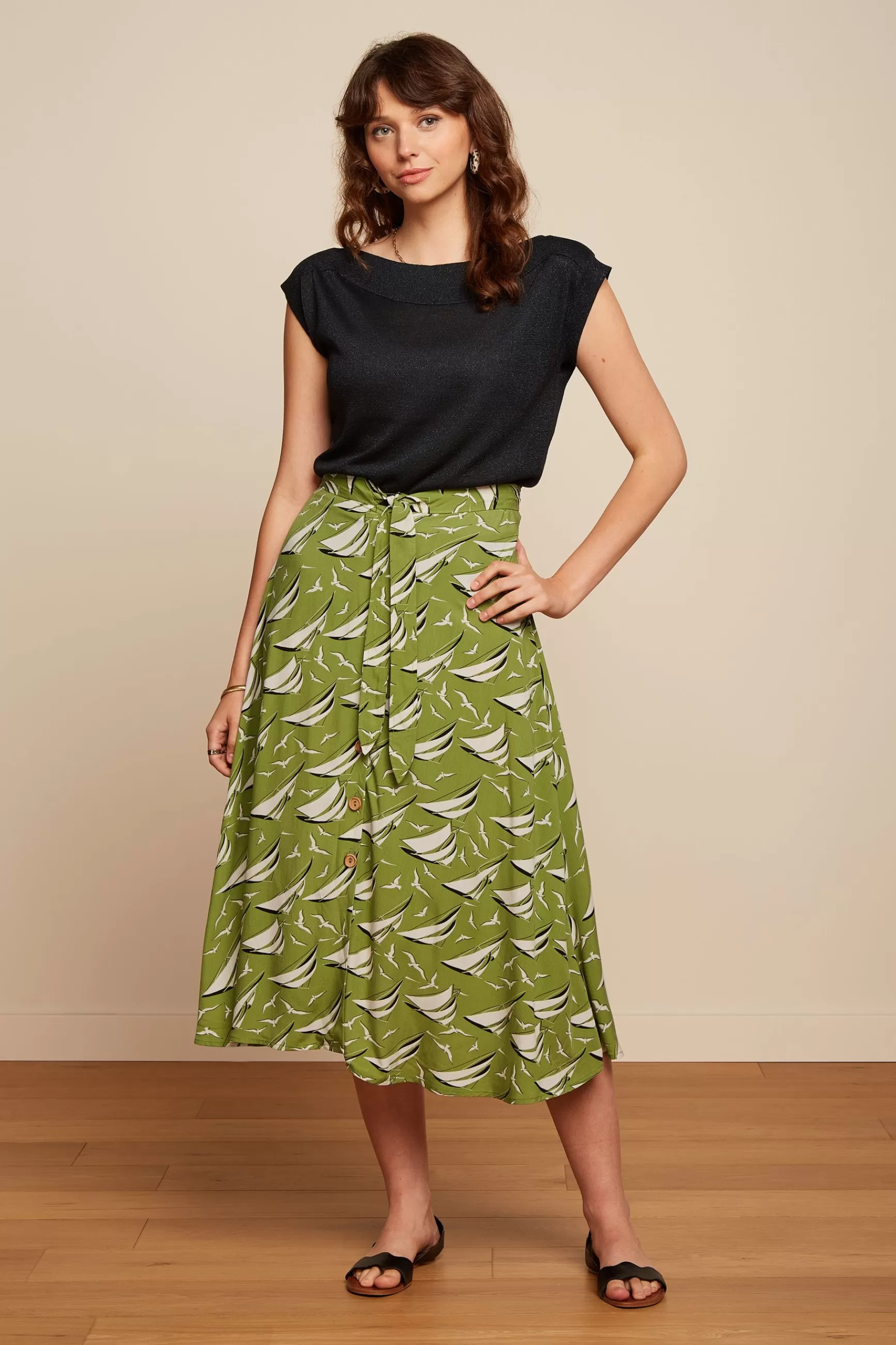 Collection Exclusive King Louie - Débardeur Femme Erin avec Motif Spirale Élégant - DAMES Édition Limitée