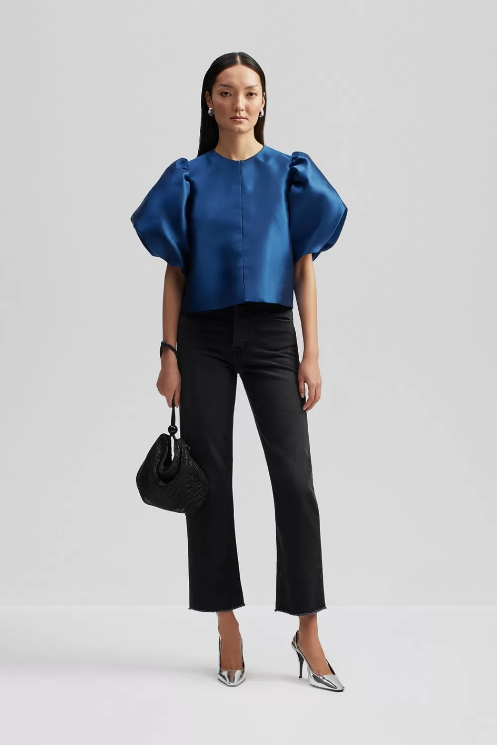 Sac bandoulière Malina Everly en cuir verni - Noir élégant | Promotion exclusive été 2024