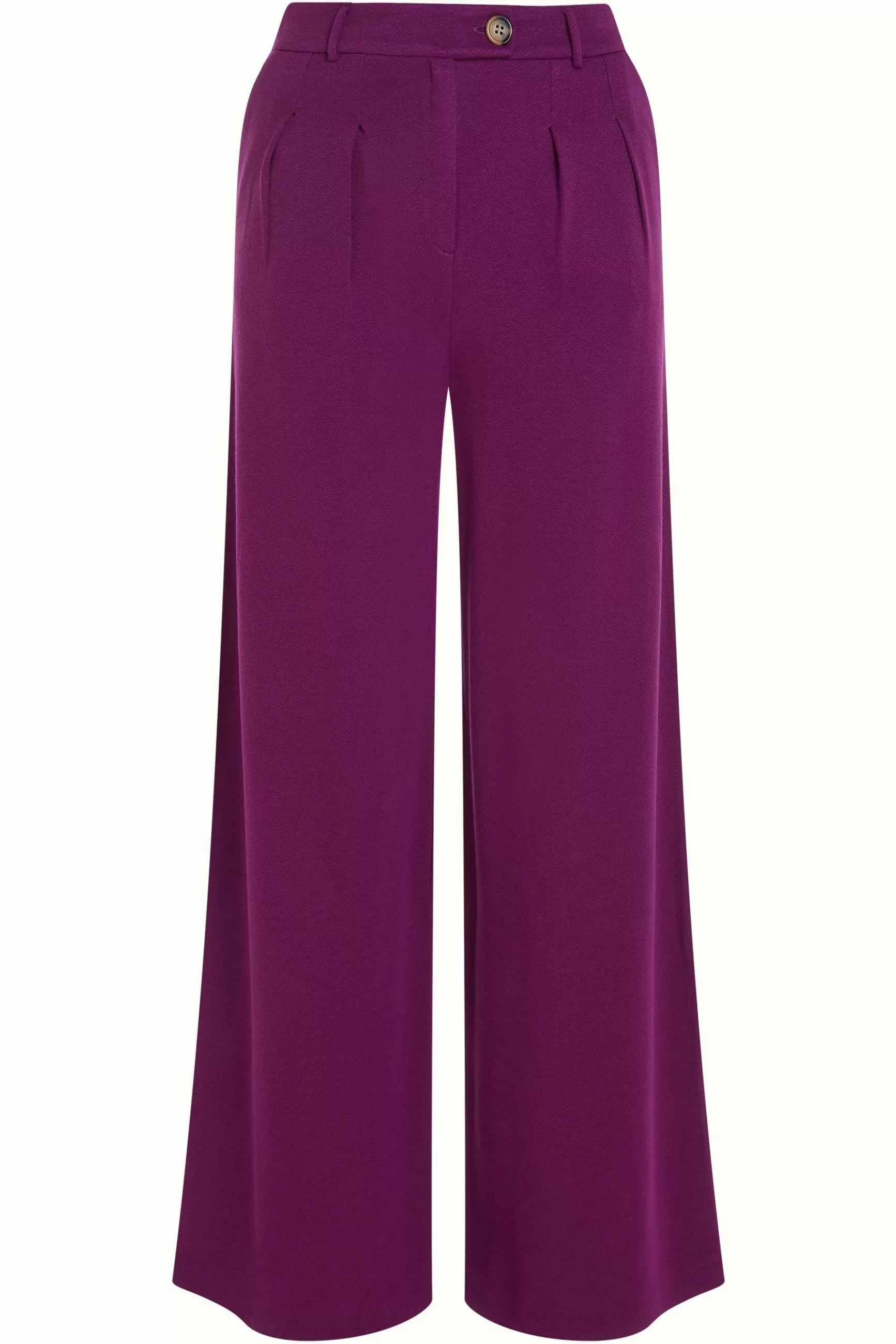 Pantalon Élégant King Louie Fintan - Style Milano en Crêpe Fluide pour Femme