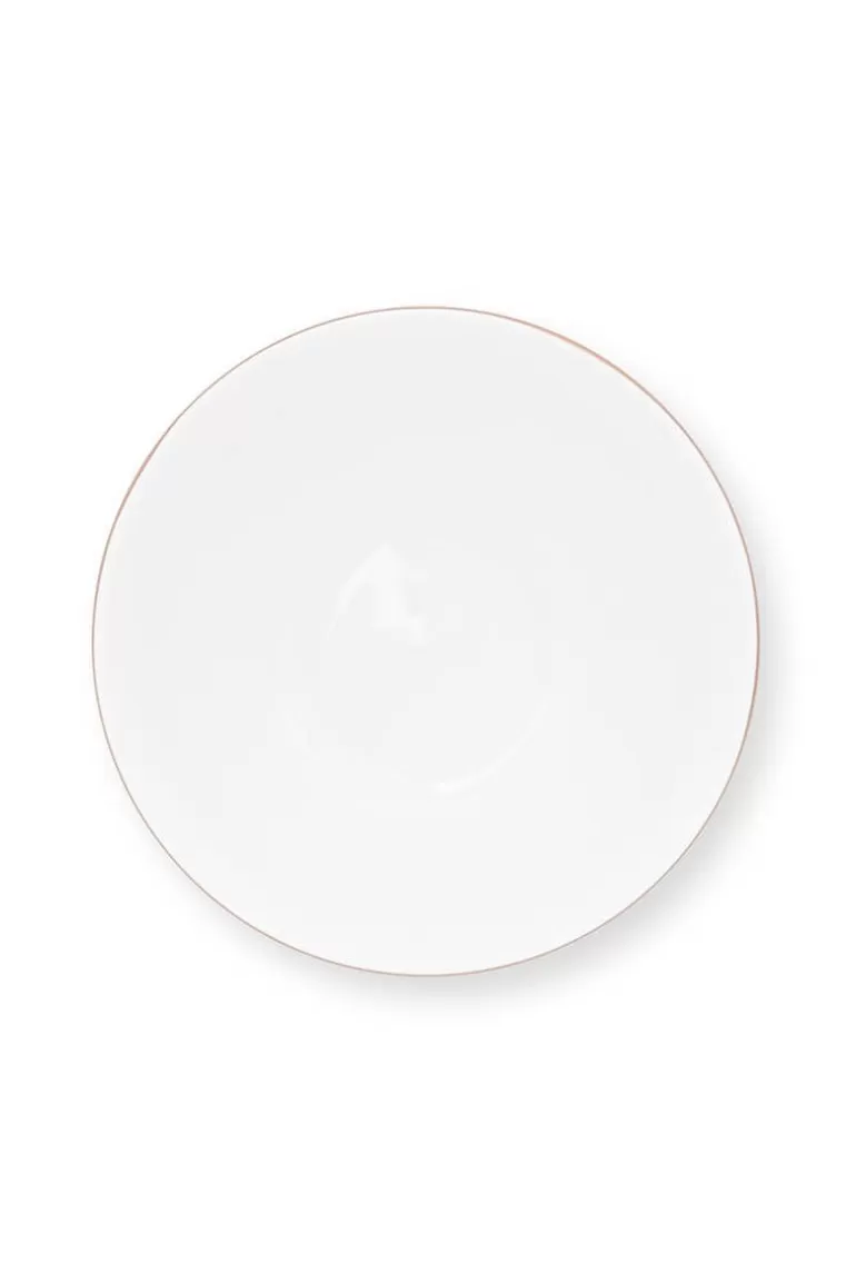 Pip Studio Fête des Fleurs - Assiette Kom 9,5 cm Rose Précieux avec Motifs Rouge Foncé