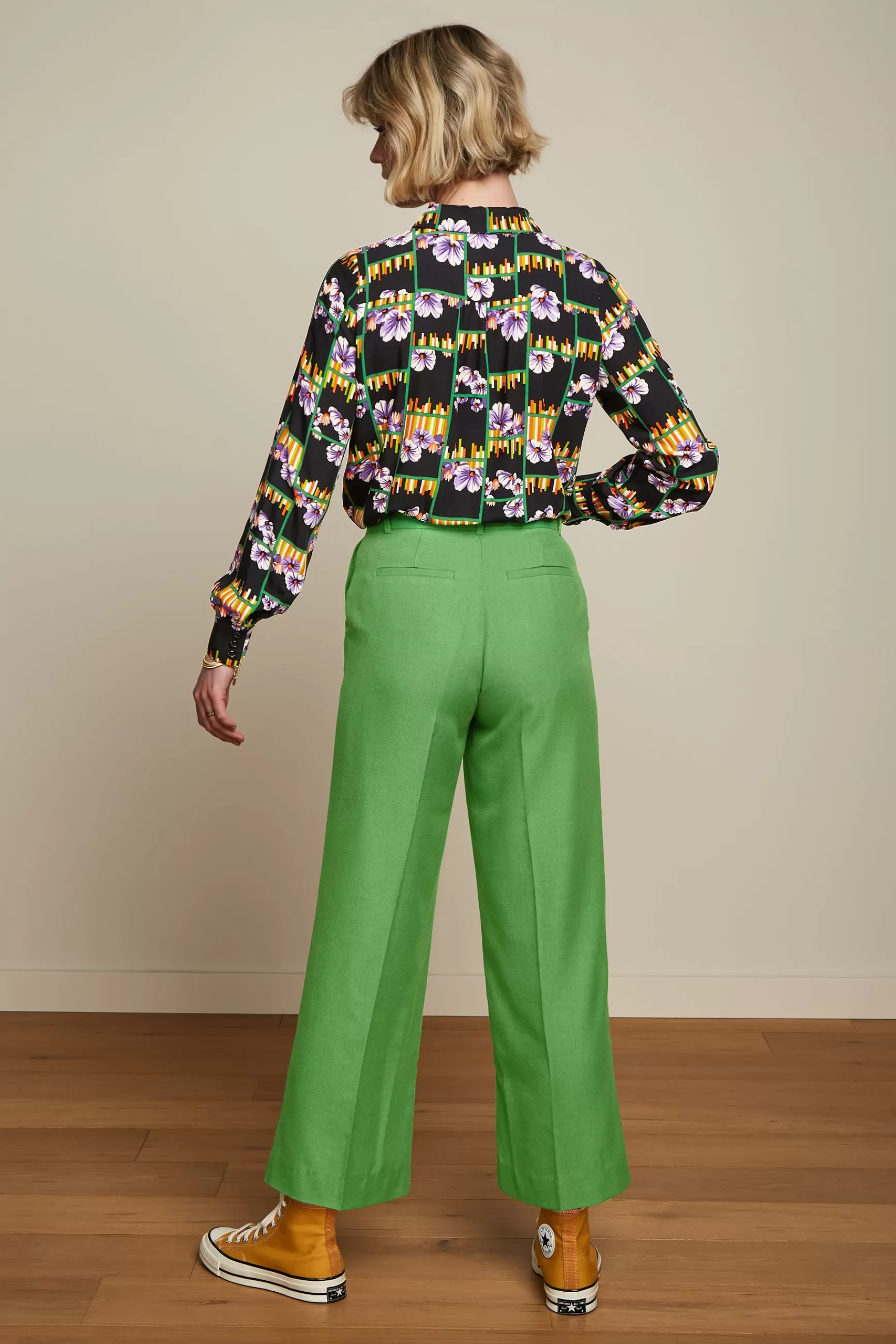 Pantalon Élégant Frederica Taille Haute - Couleur Brighton par King Louie pour Femme