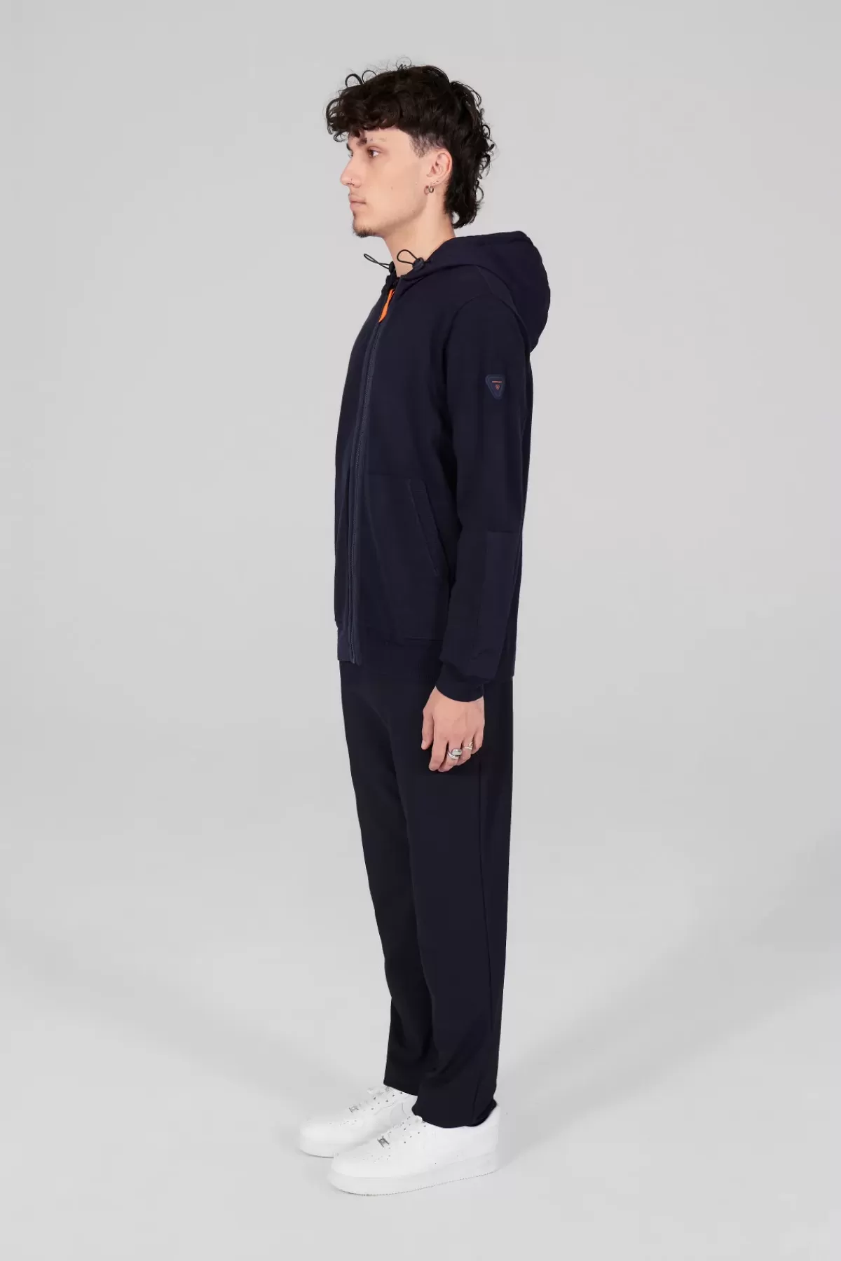 Capuche mixte Ken & Gertrude - Veste légère deux textures en promo