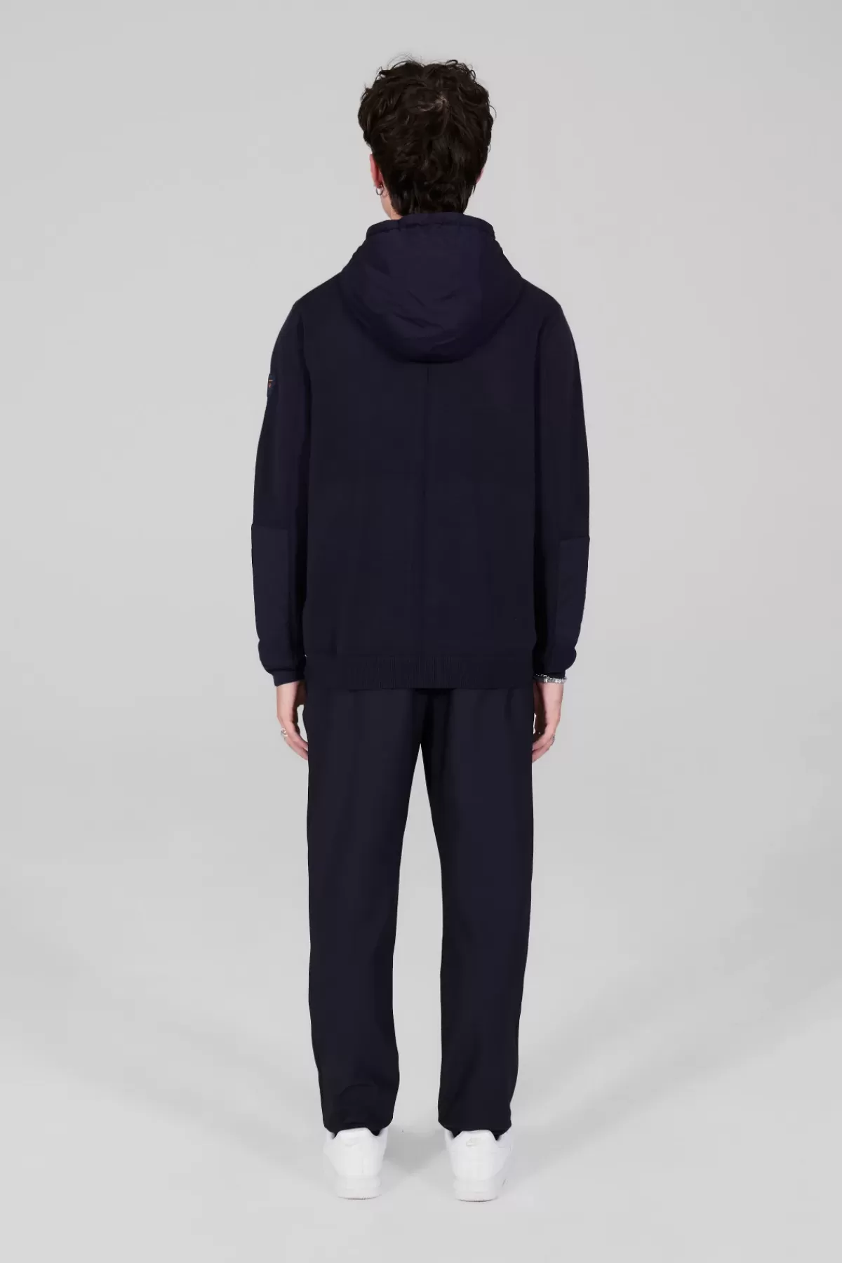 Capuche mixte Ken & Gertrude - Veste légère deux textures en promo