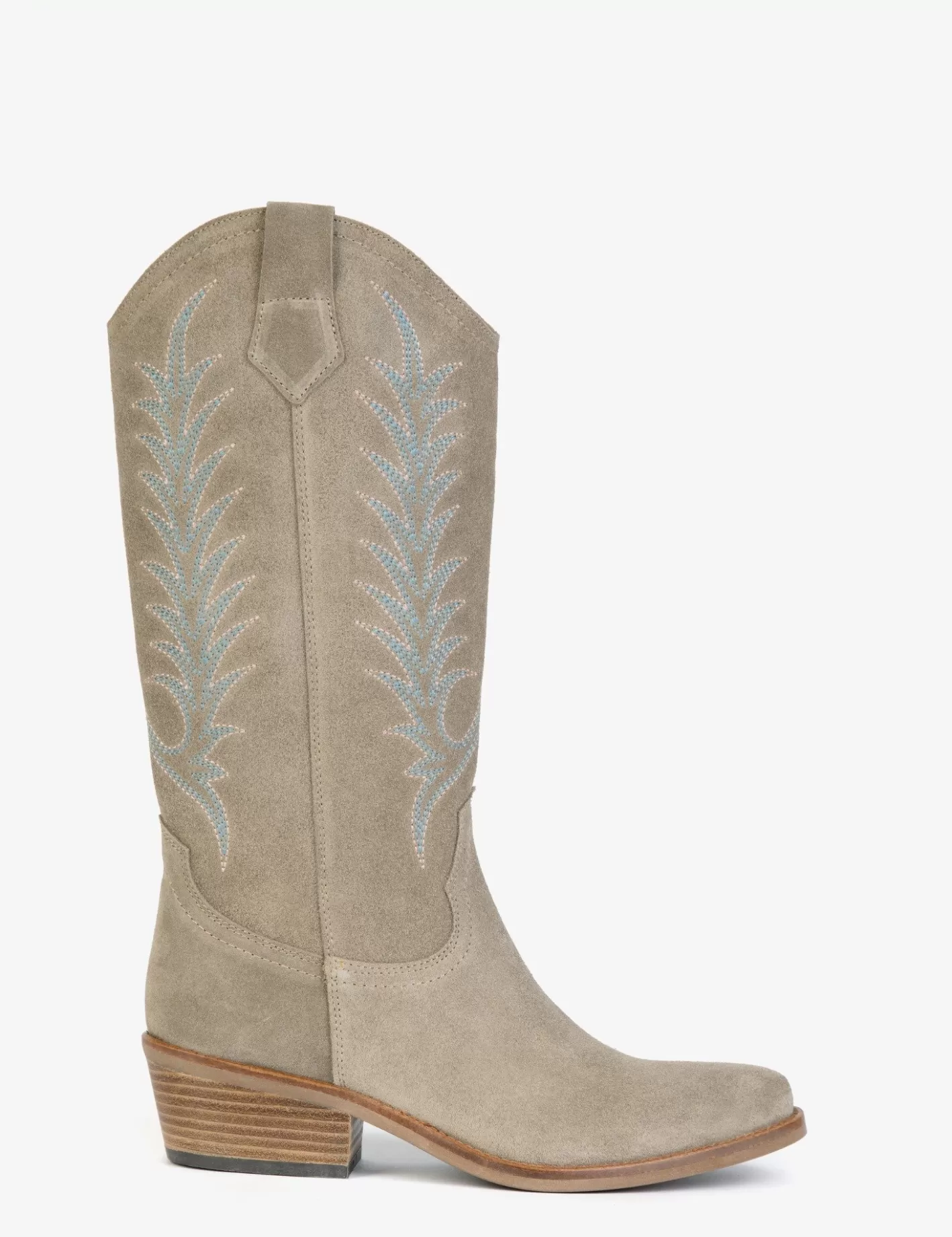 Bottes Cowboy Garçon Brodées Goldie - Talon Comfy & Style Western à Petit Prix