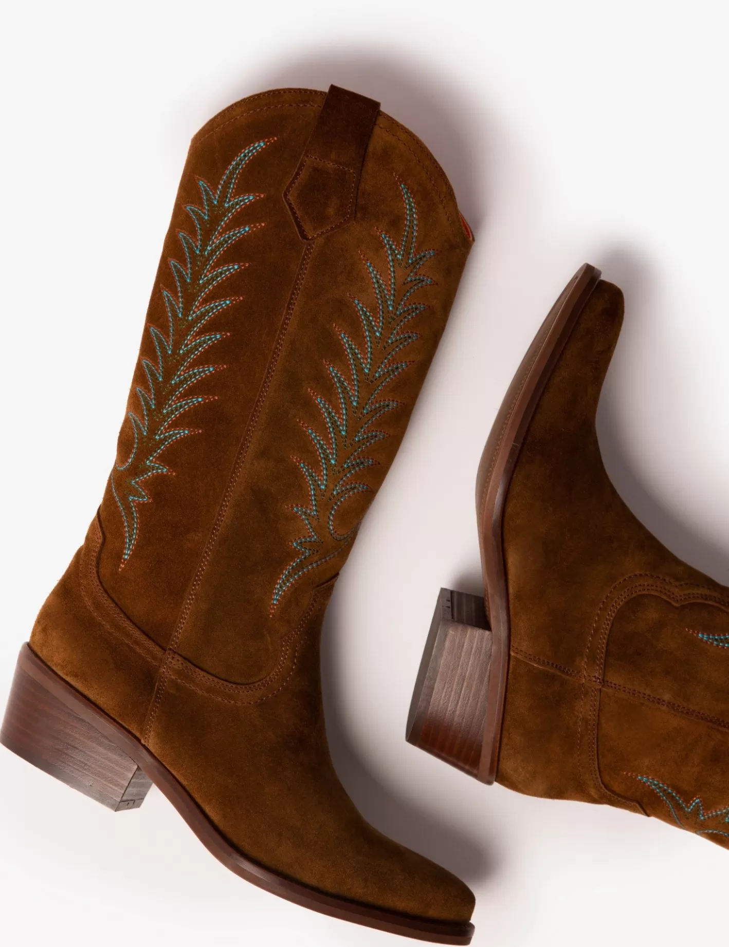 Bottes Western pour Enfant Goldie - Broderies Artisanales & Tige Haute | Promotion Limitée