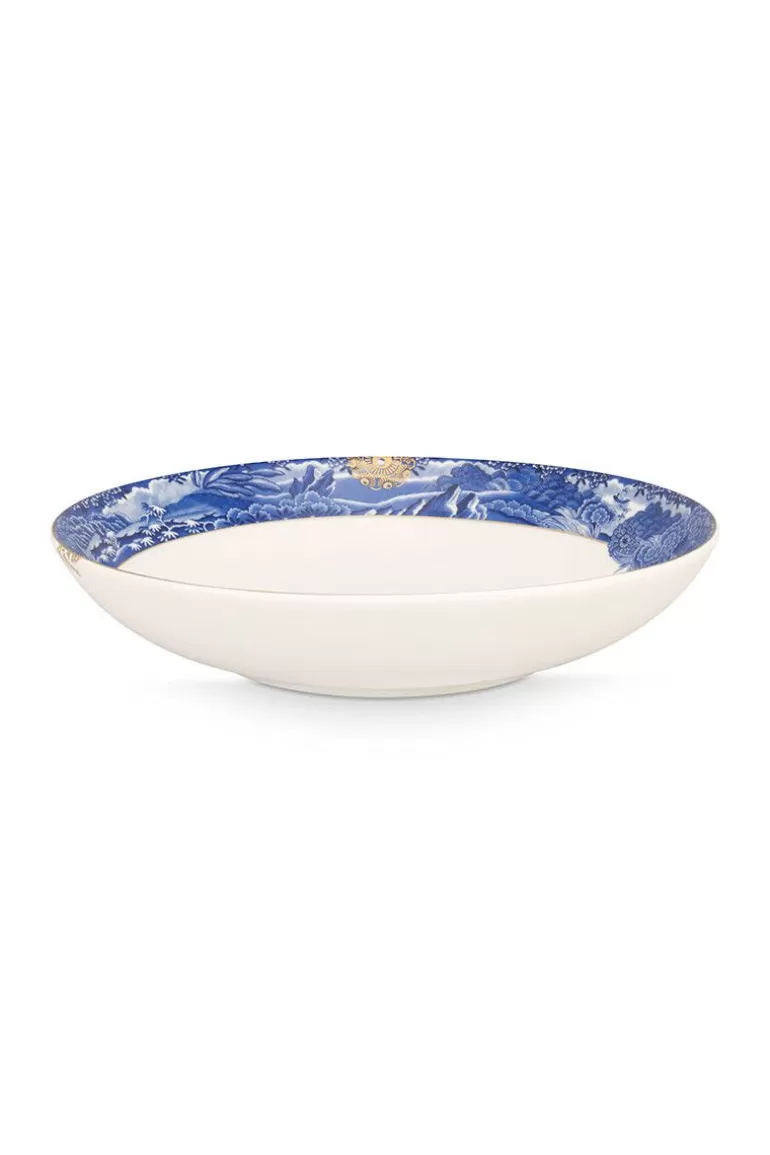 Pip Studio - Assiette à Soupe Traditionnelle 'Heritage' Bleu Frontière - 25,5 cm