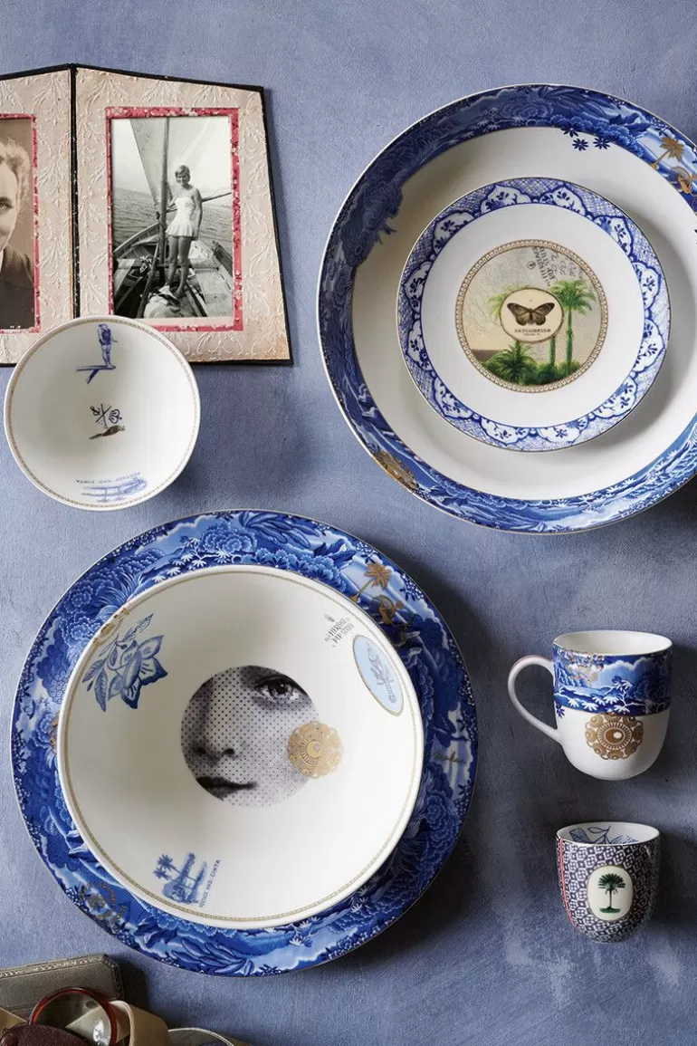 Pip Studio - Assiette à Soupe Traditionnelle 'Heritage' Bleu Frontière - 25,5 cm