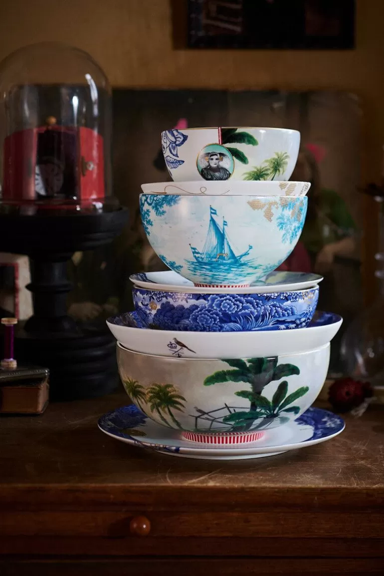 Pip Studio - Assiette à Soupe Traditionnelle 'Heritage' Bleu Frontière - 25,5 cm