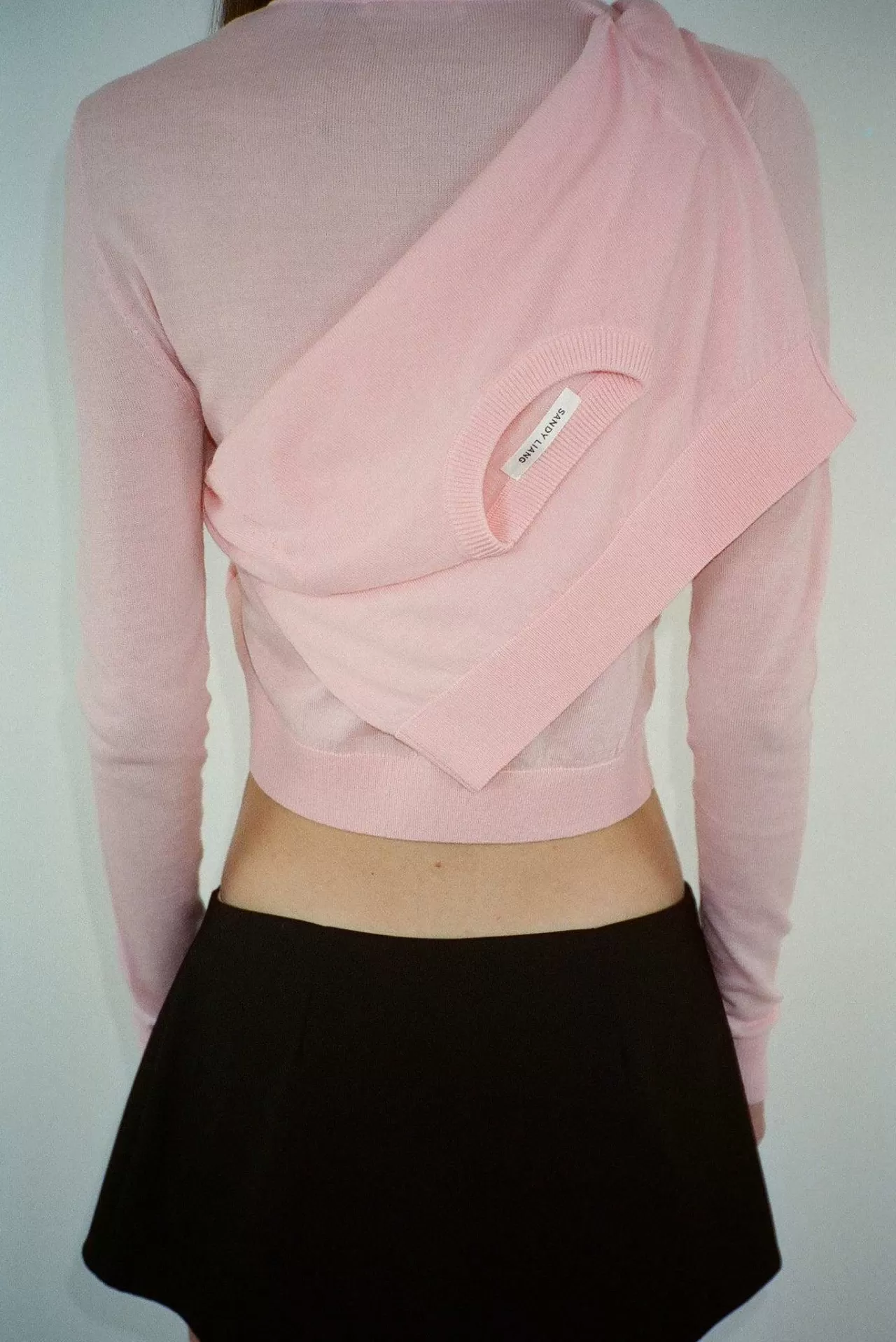 Sandy Liang - Cardigan Cocoon en maille douce, rose nuancé - Pièce intemporelle pour elle