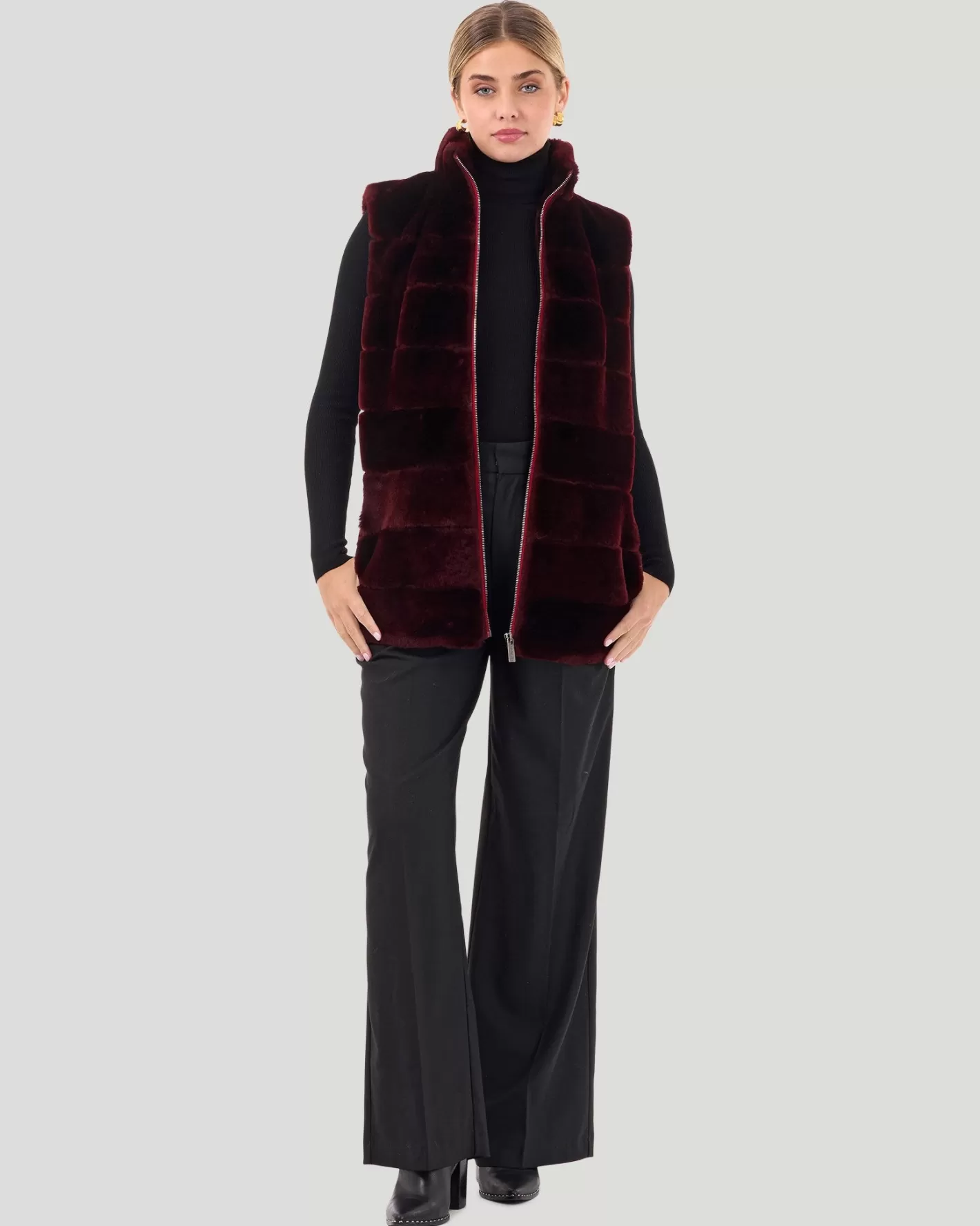 Veste polaire GORSKI Montréal - Doudoune en agneau shearling avec zip parka et dos matelassé - Édition exclusive automne-hiver 

(Note : J'ai restructuré la syntaxe en priorisant les éléments descriptifs, ajouté des détails saisonniers, utilisé des termes plus courants comme 