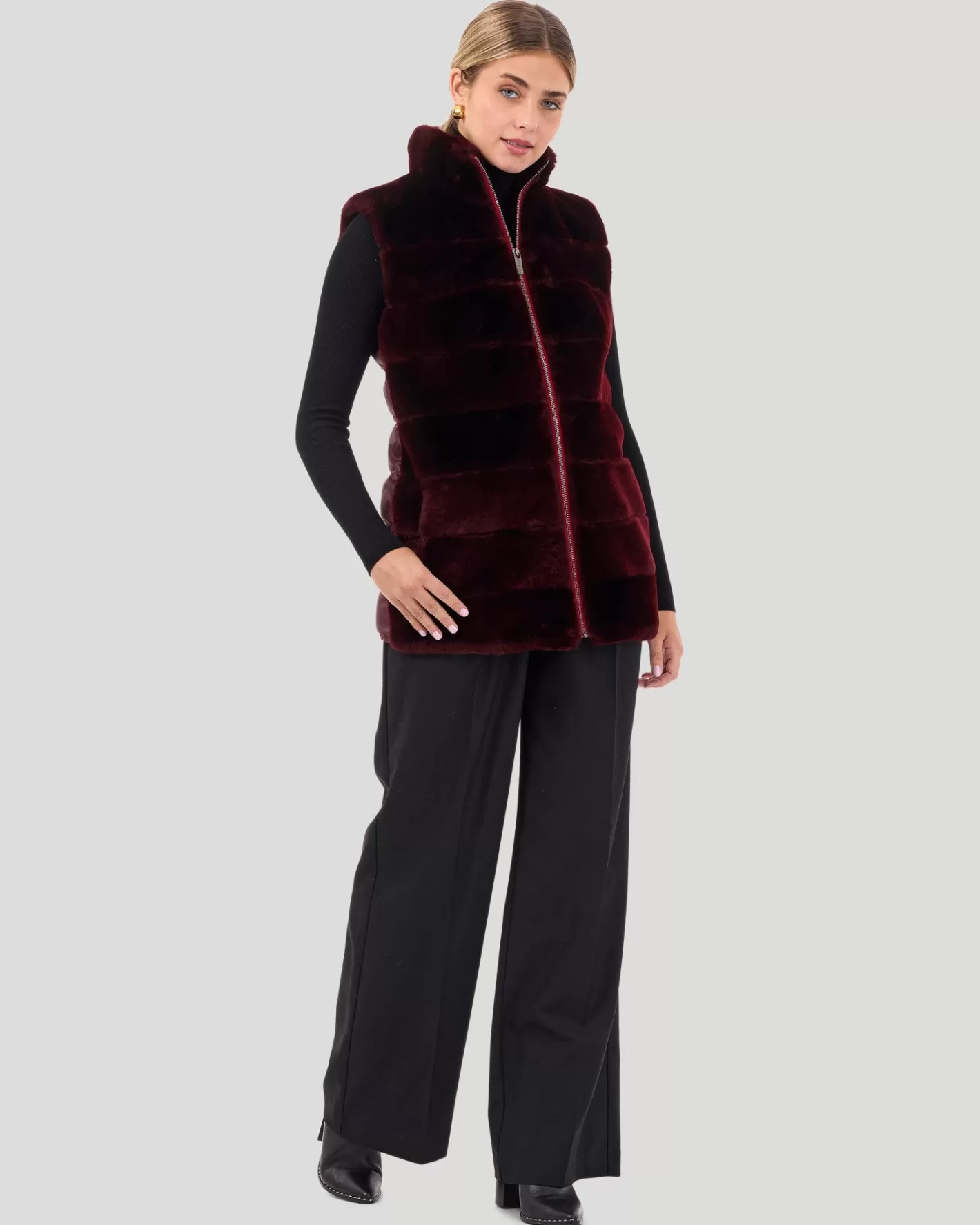 Veste polaire GORSKI Montréal - Doudoune en agneau shearling avec zip parka et dos matelassé - Édition exclusive automne-hiver 

(Note : J'ai restructuré la syntaxe en priorisant les éléments descriptifs, ajouté des détails saisonniers, utilisé des termes plus courants comme 