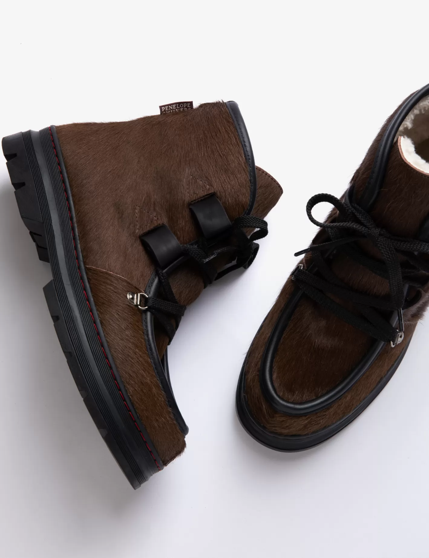 Bottes d'Hiver Édition Limitée Pony - Doublure Mouton Chaud & Lacets Style Urbain