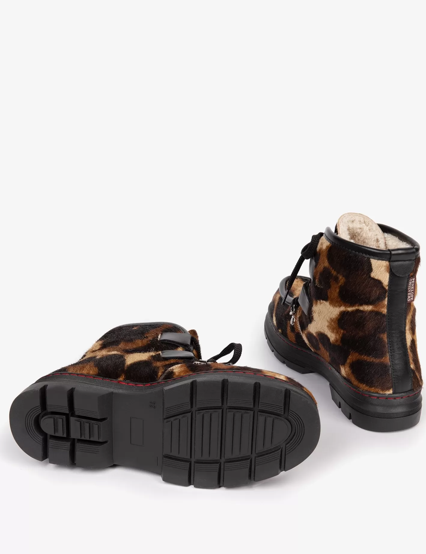 Bottines d'hiver doublées shearling - Style tortue avec lacets | Promotion exclusive sur notre modèle haut de gamme