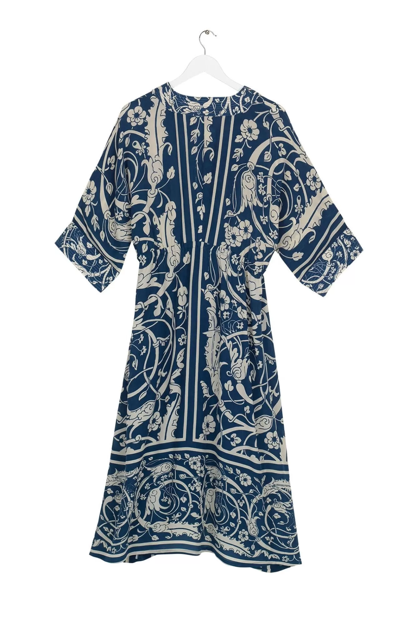Robe Femme Abbi Bleu Saphir Élégante | Collection Cent Étoiles inspirée de Jaipur