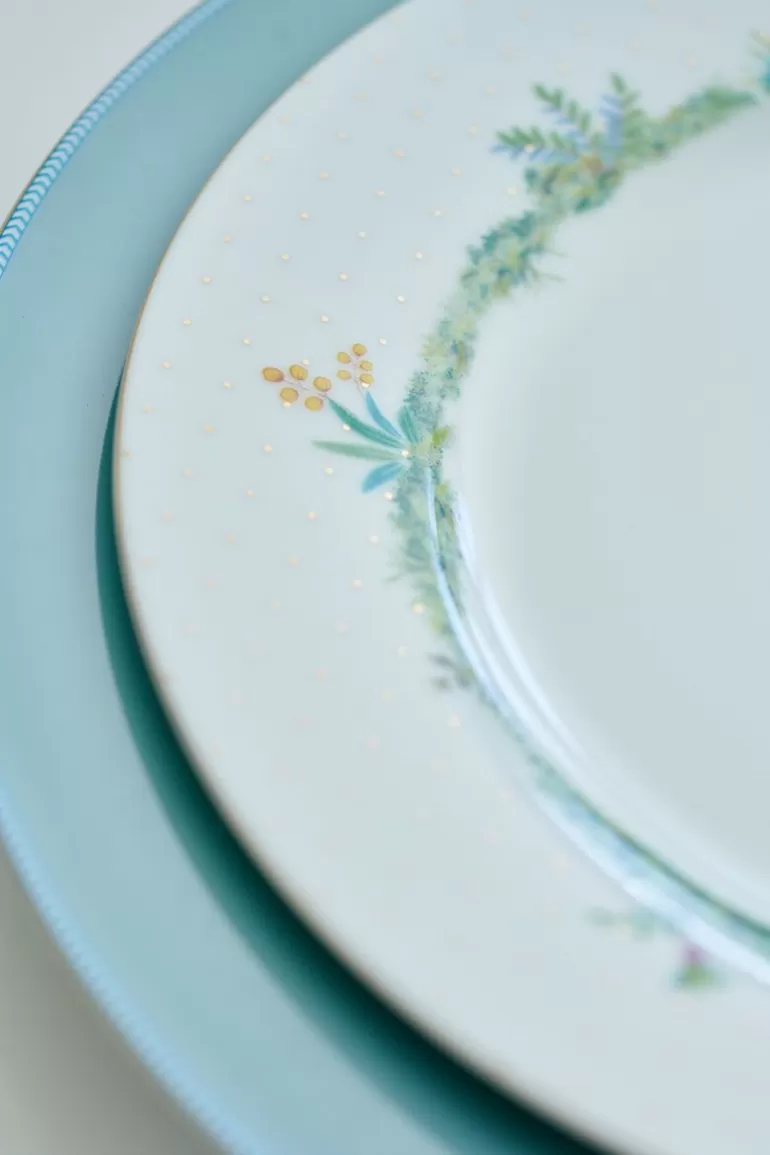 Assiette Plateau à Motif Étoilé Doré 26,5 cm - Collection Jolie Pip Studio pour une Table Élégante