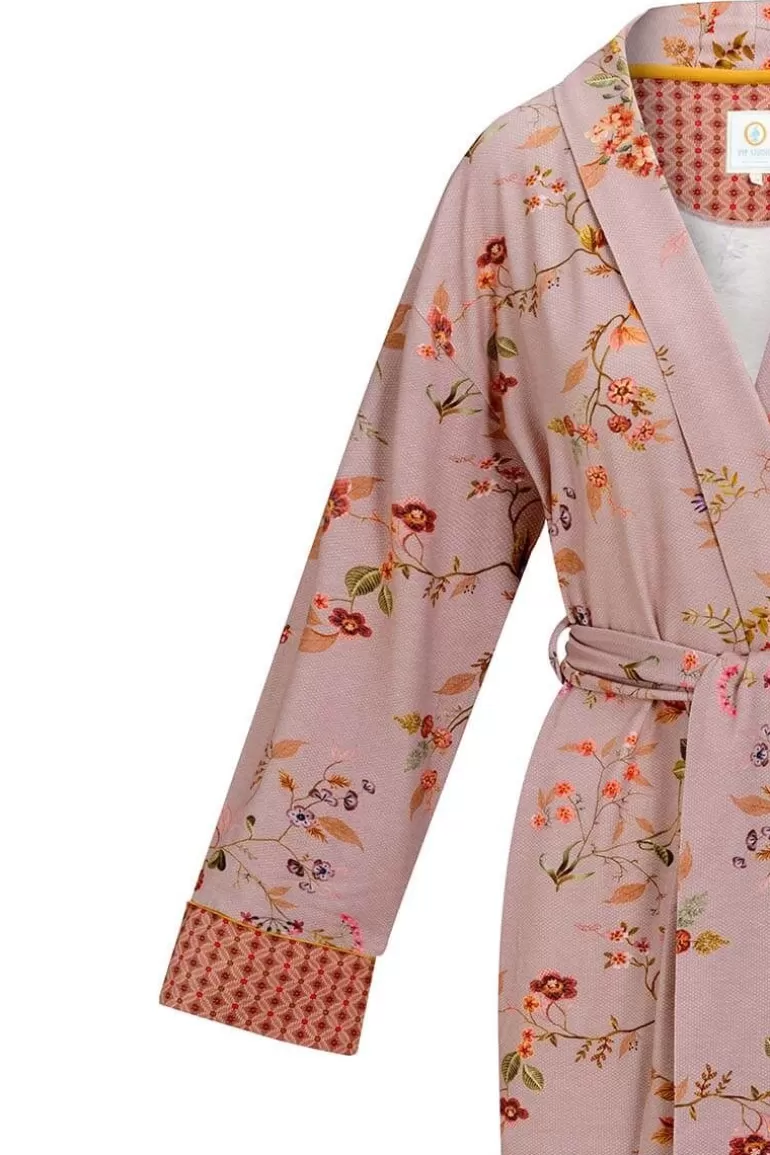 Pip Studio - Kimono Délicat à Motifs Floraux Mignons - Rose Clair - Prix Doux