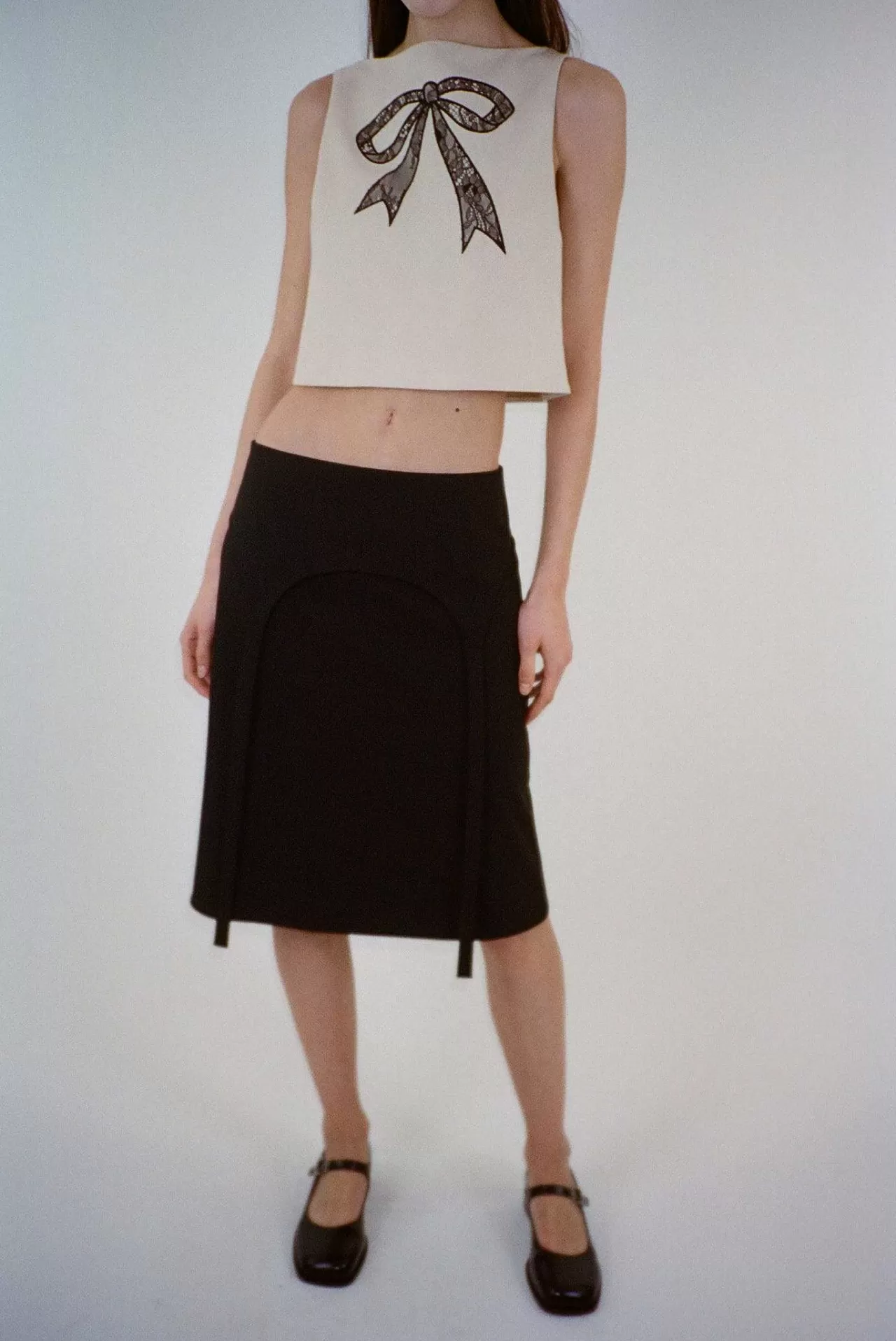 Blouse légère Sandy Liang - Coupe ajustée pour femme | Style bohème urbain