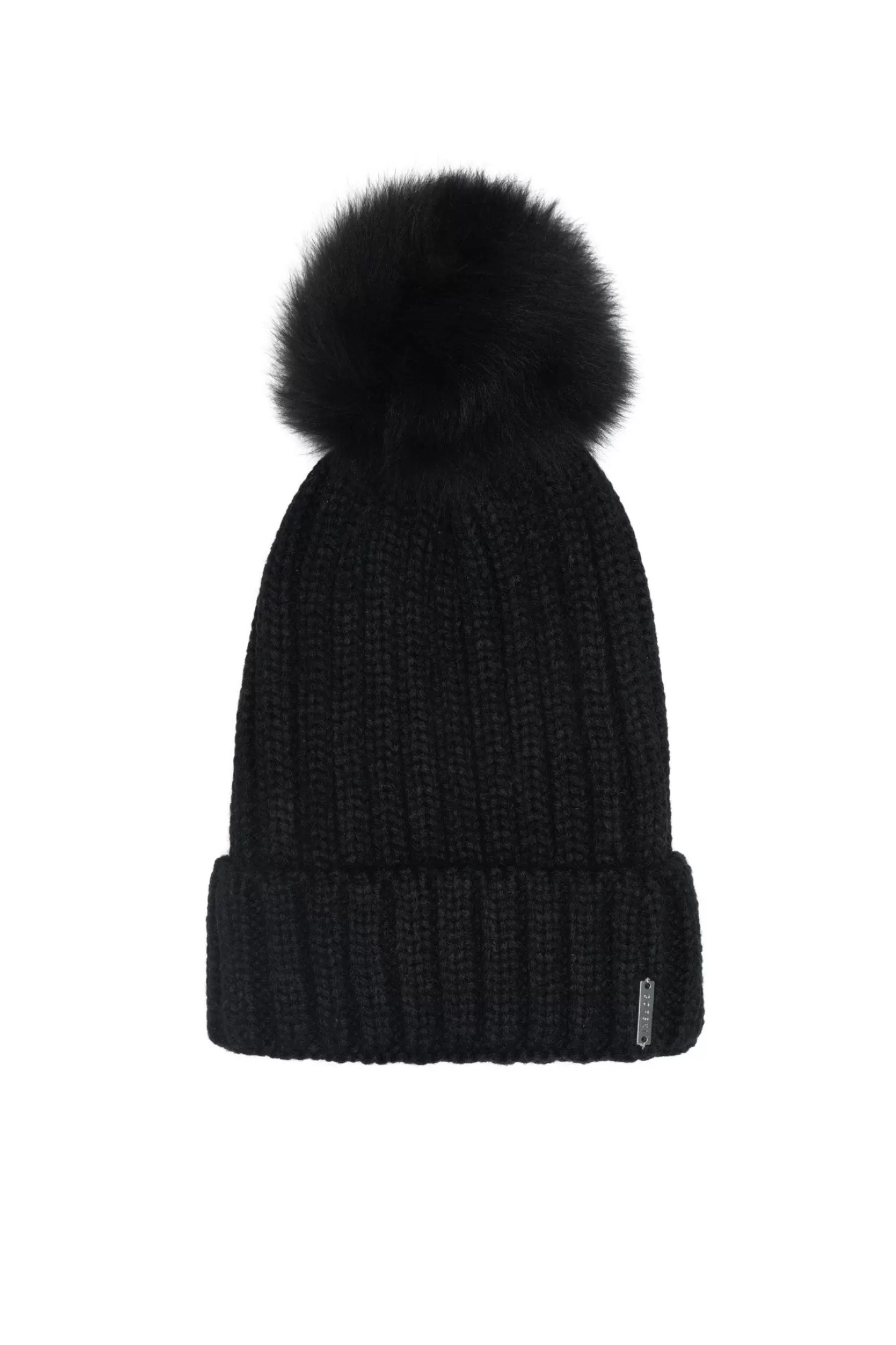 Bonnet Tricoté Main GORSKI Montréal - Toque Femme avec Pompon d'Agneau Luxueux