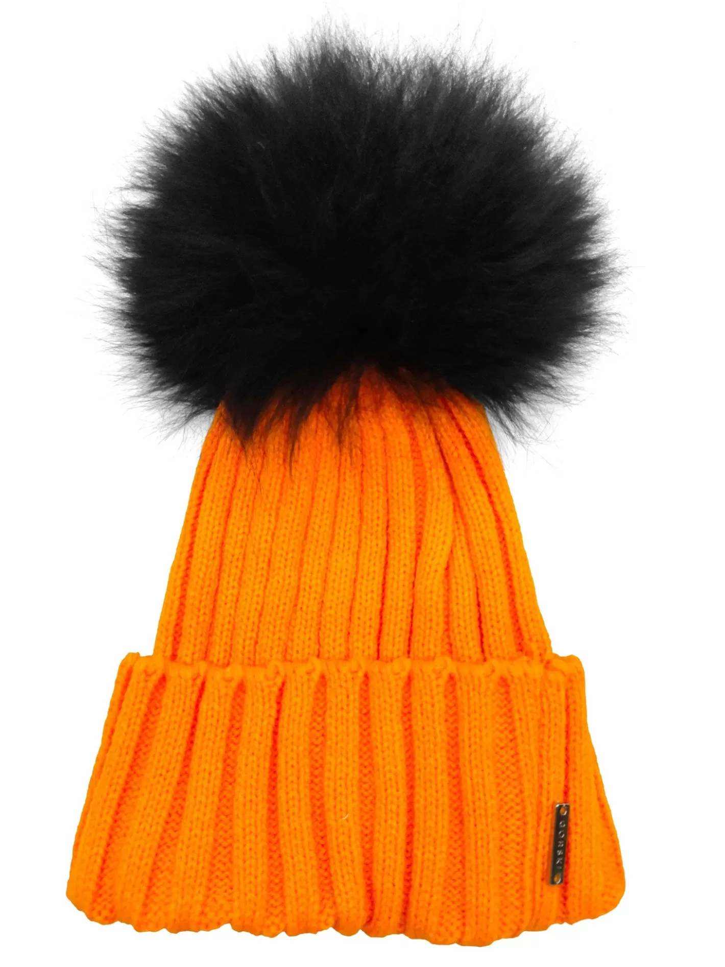 Bonnet Femme Hiver Montréal - Laine Épaisse avec Pompon d'Agneau Luxueux - GORSKI Collection