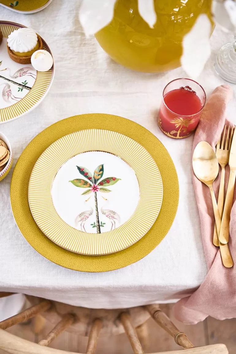 Assiette Petit-Déjeuner La Majorelle - Collection Pip Studio | 21 cm en Céramique Jaune Soleil à Prix Doux